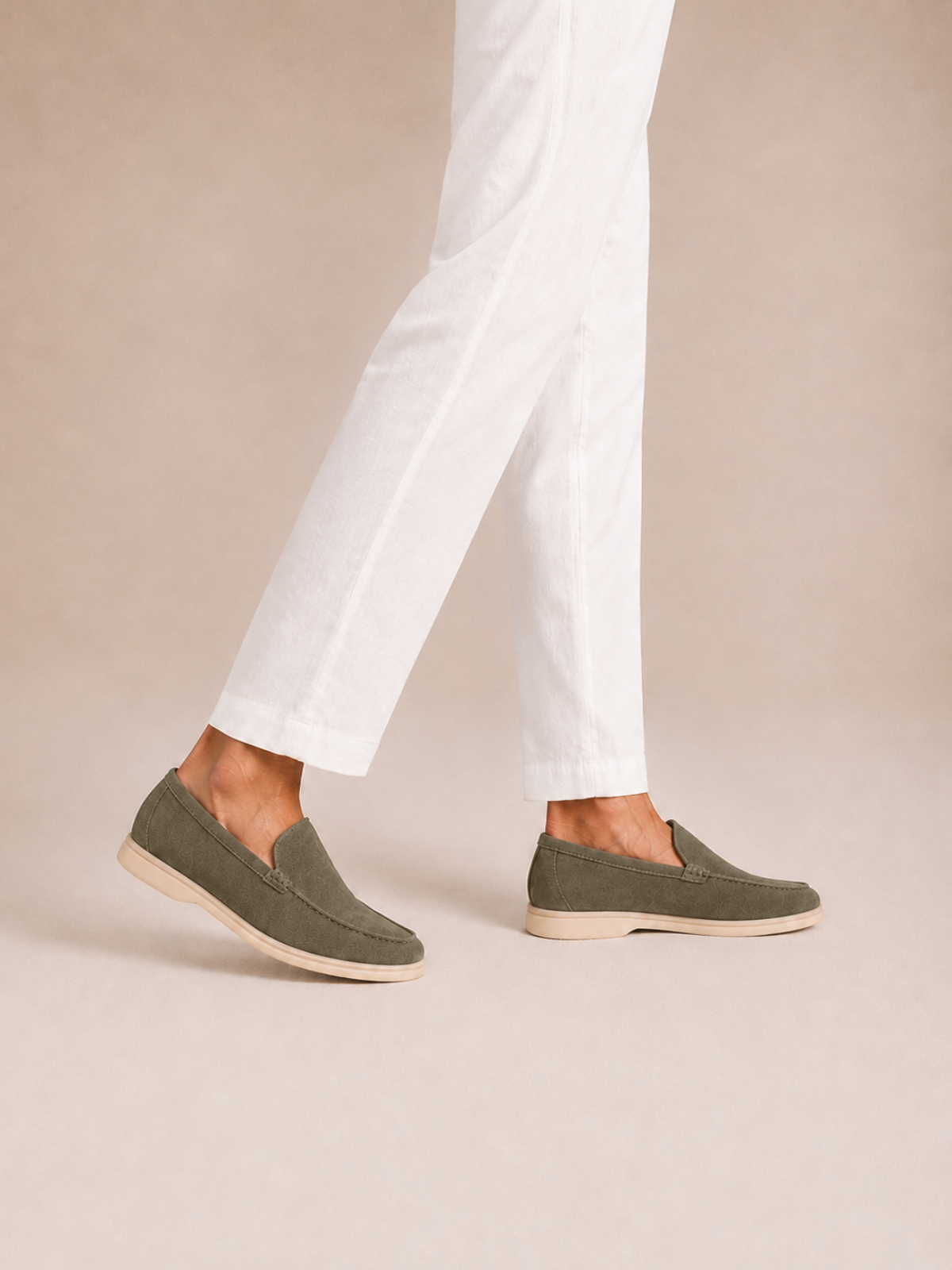 CLASSIC LOAFERS PEBBLE GREEN
