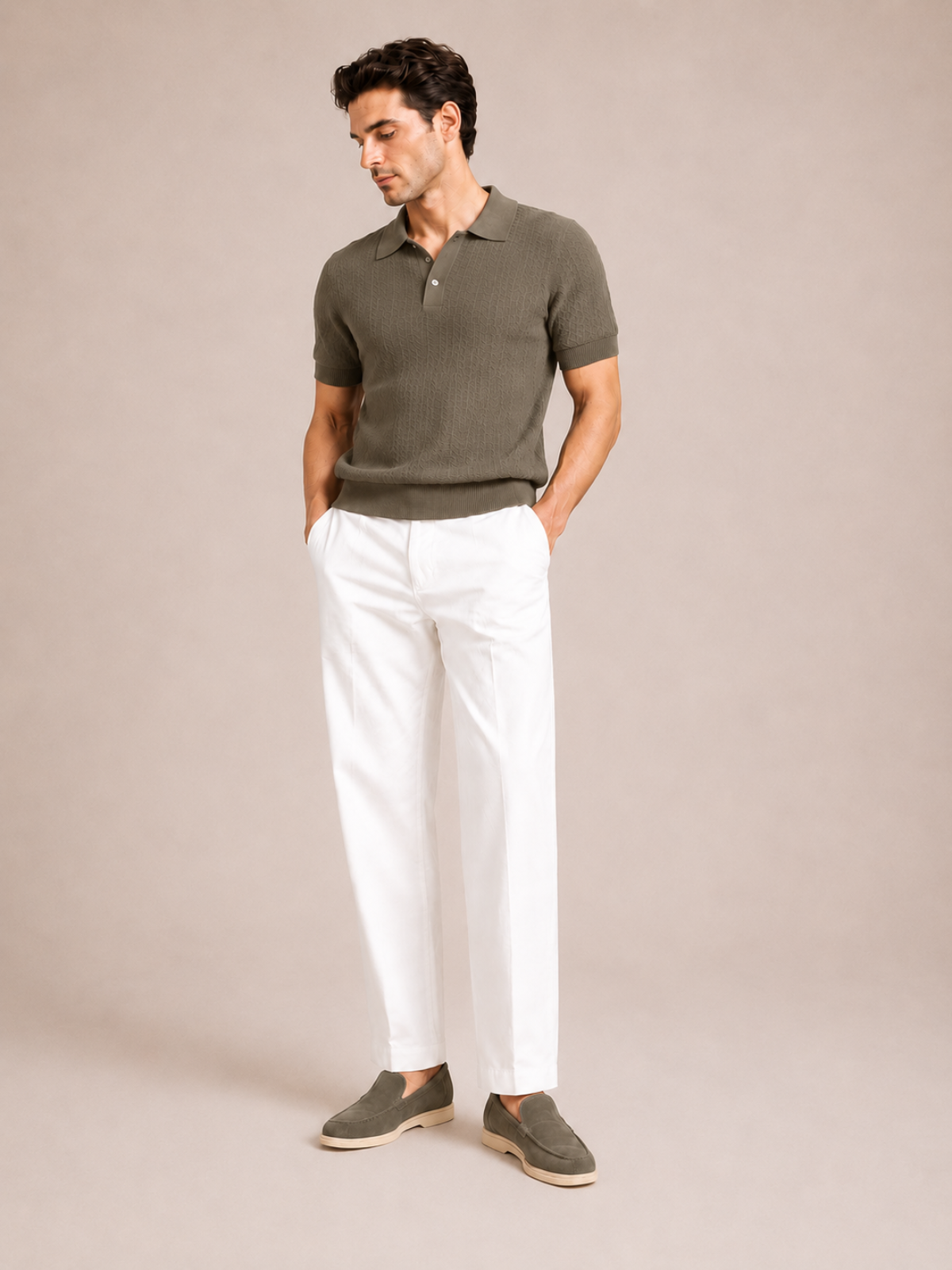 CLASSIC LOAFERS PEBBLE GREEN