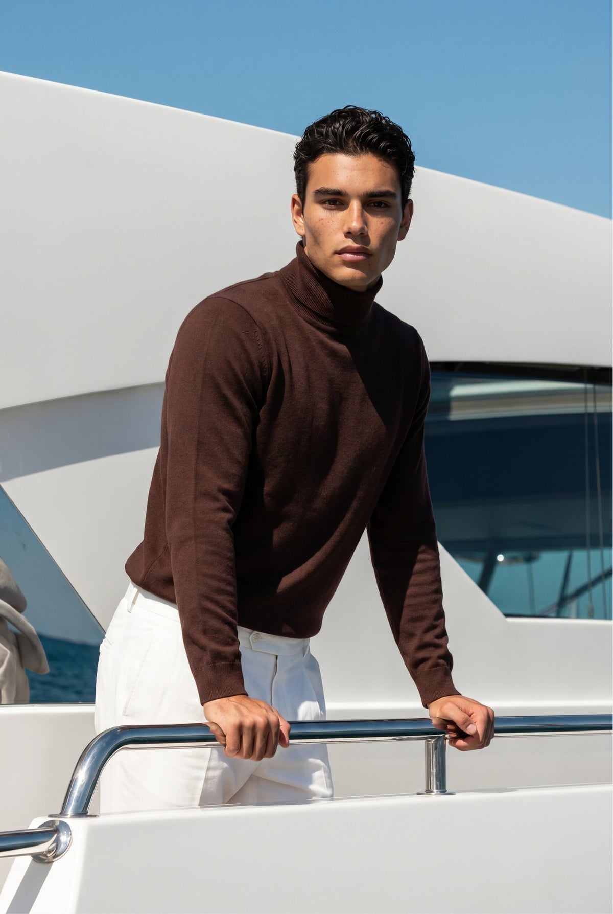 Cavalién Extrafine Rollneck Dark Brown