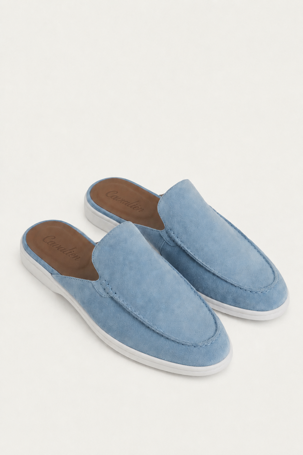 Yacht Suède Mule Light Blue