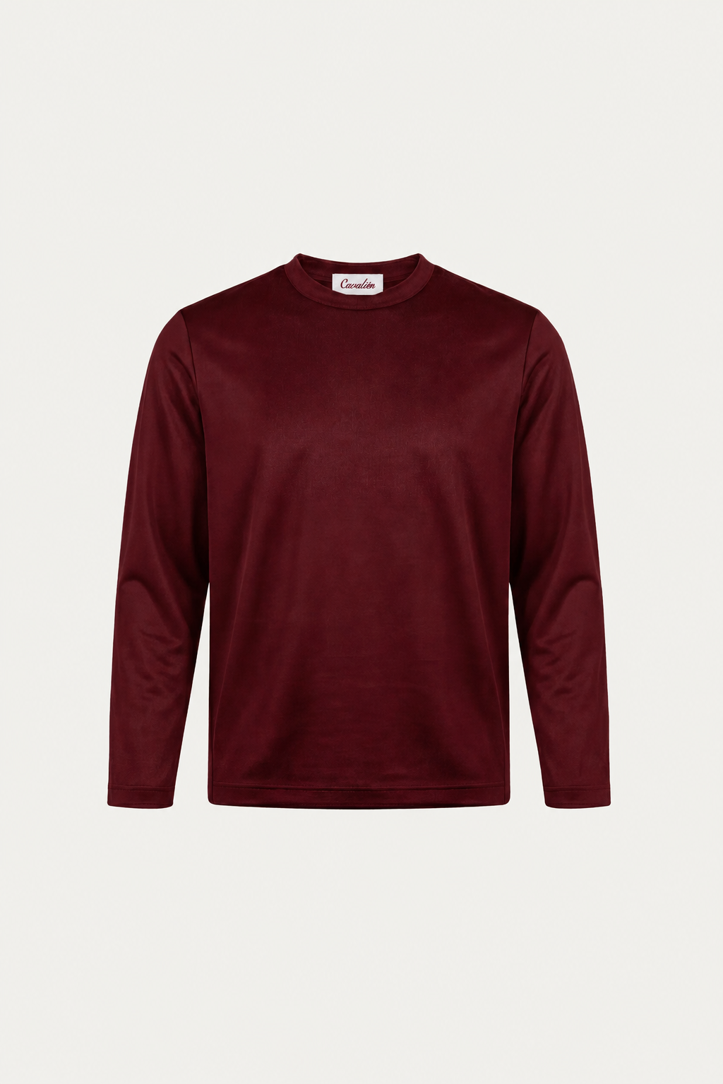 Cavalién Long Sleeve Tee Burgundy