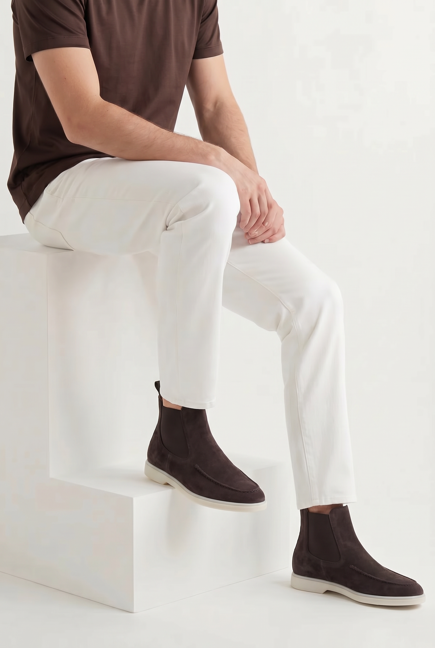 Cavalién Suede Boot Brown