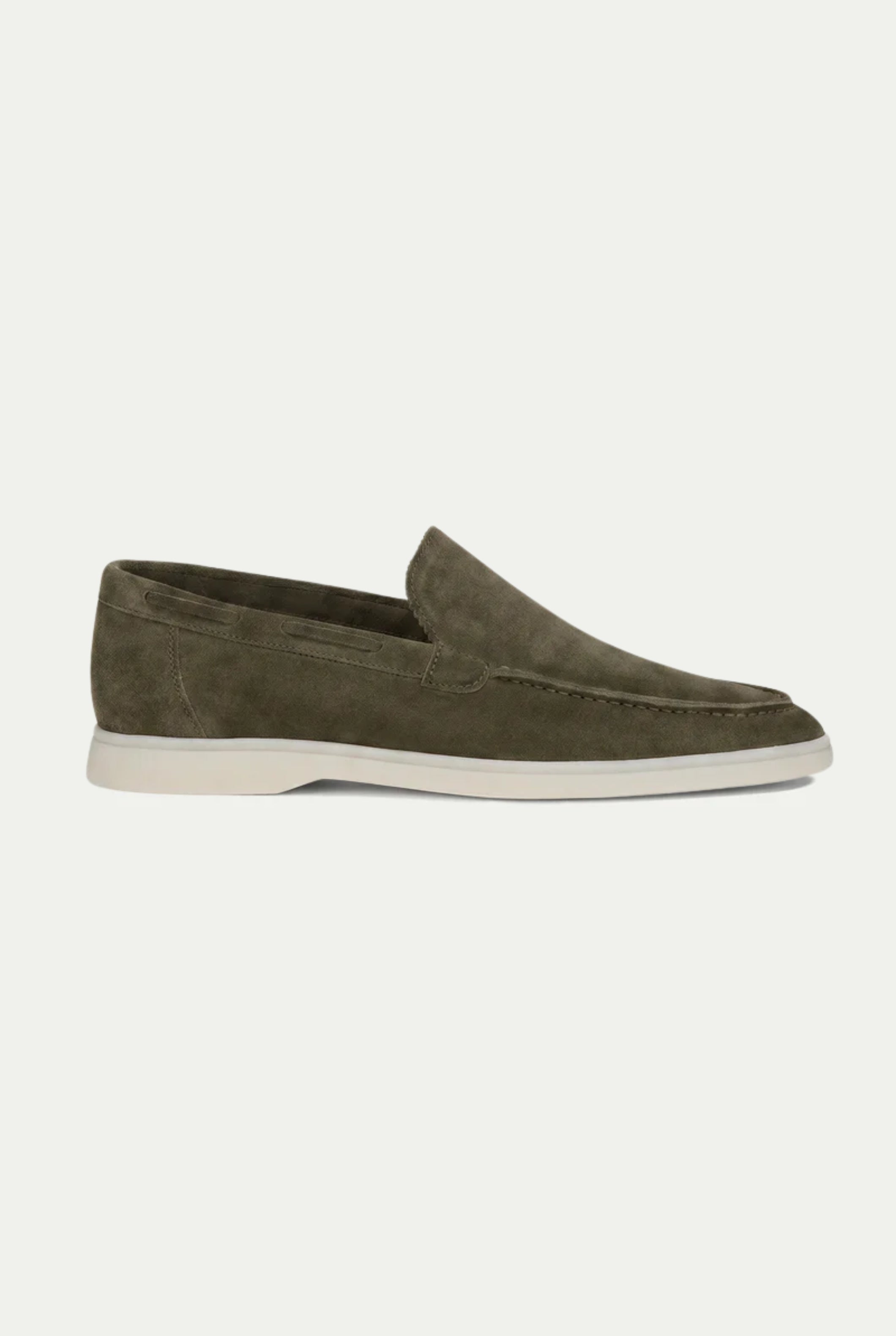 Moreno Classic Suède Loafer Olive