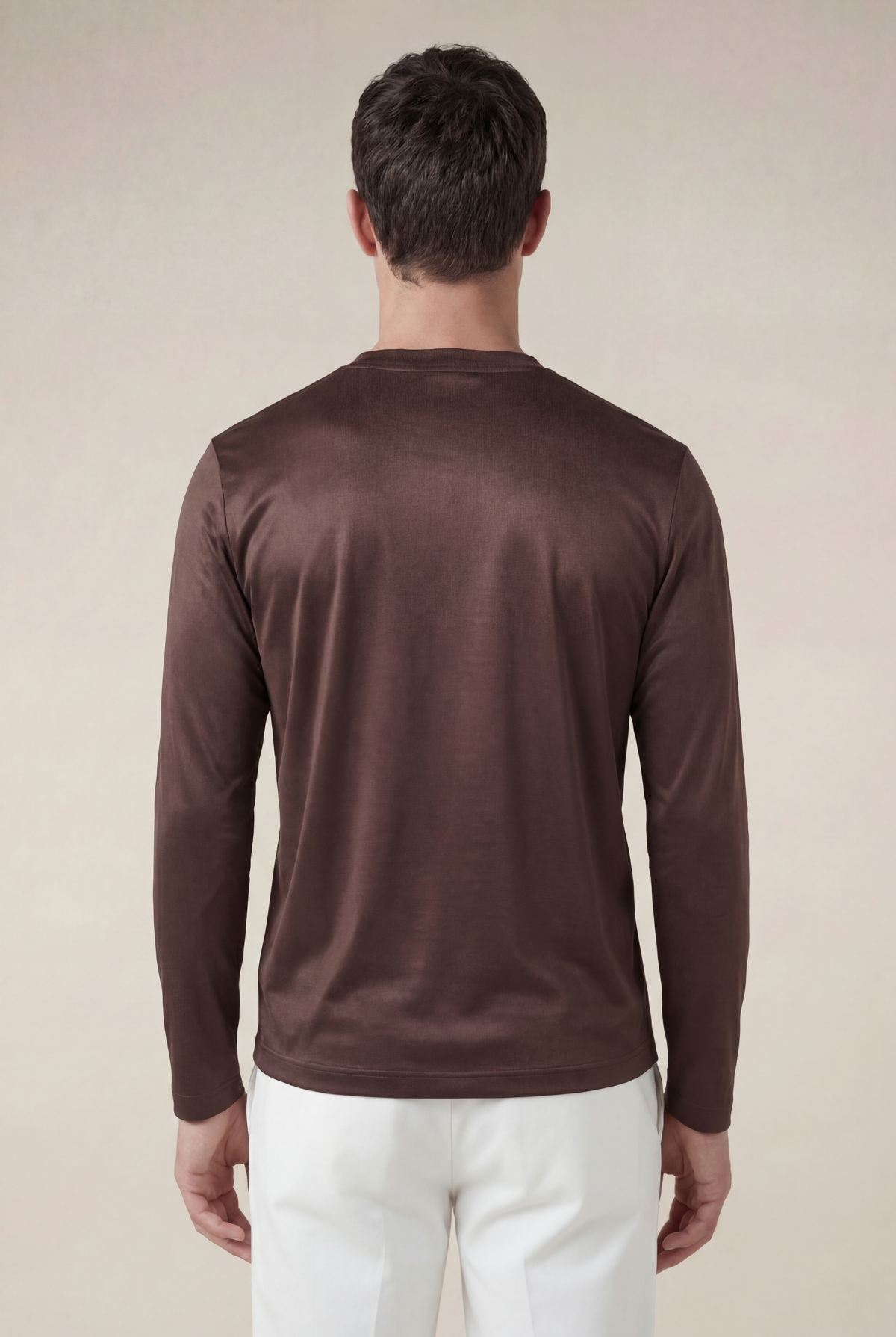Cavalién Long Sleeve Tee Brown