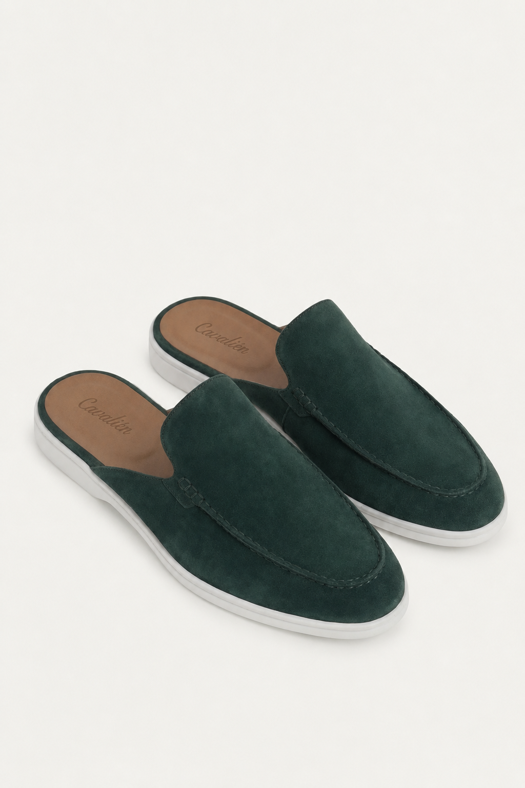 Yacht Suède Mule Forest Green