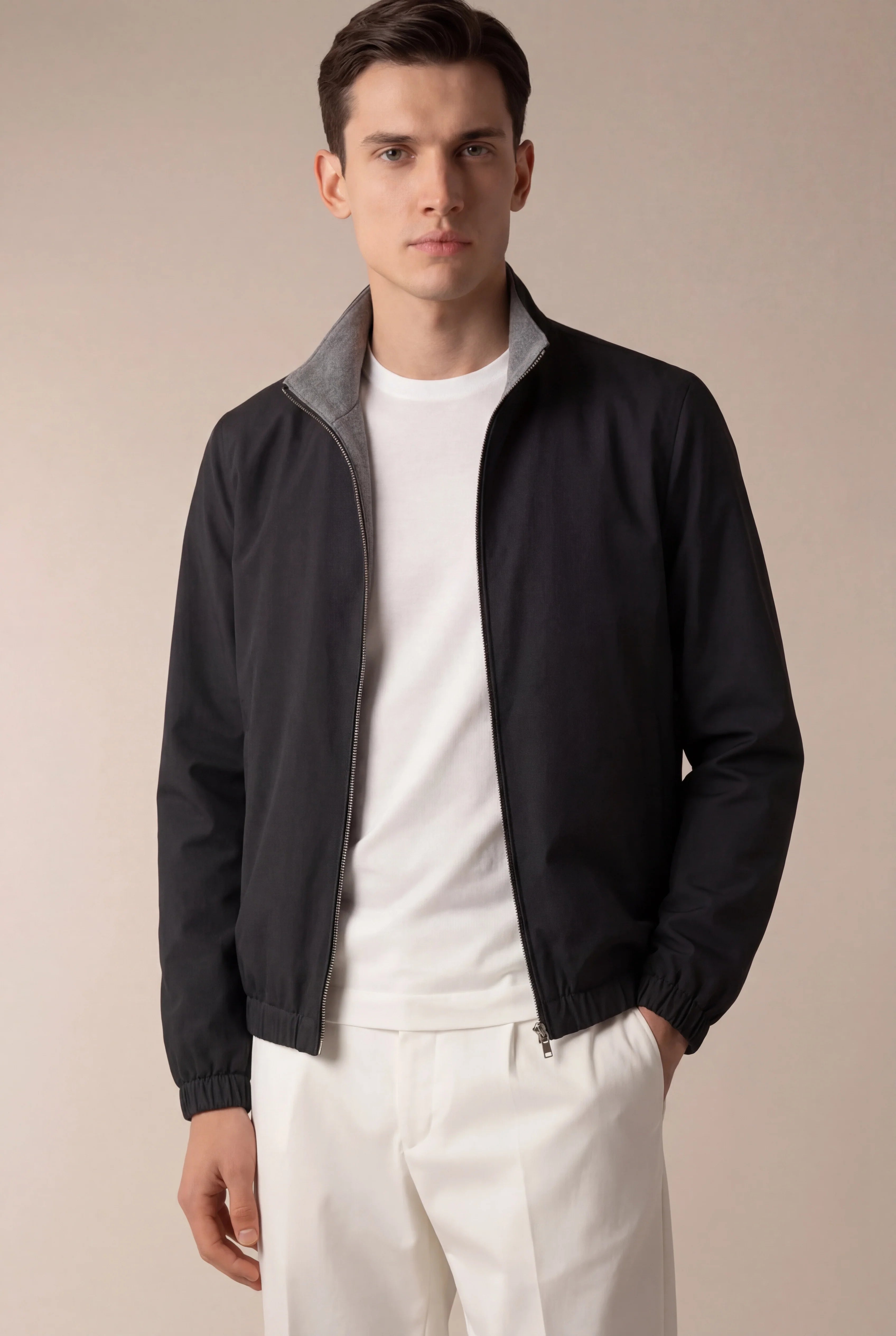 Tech Reversible Jacket Black