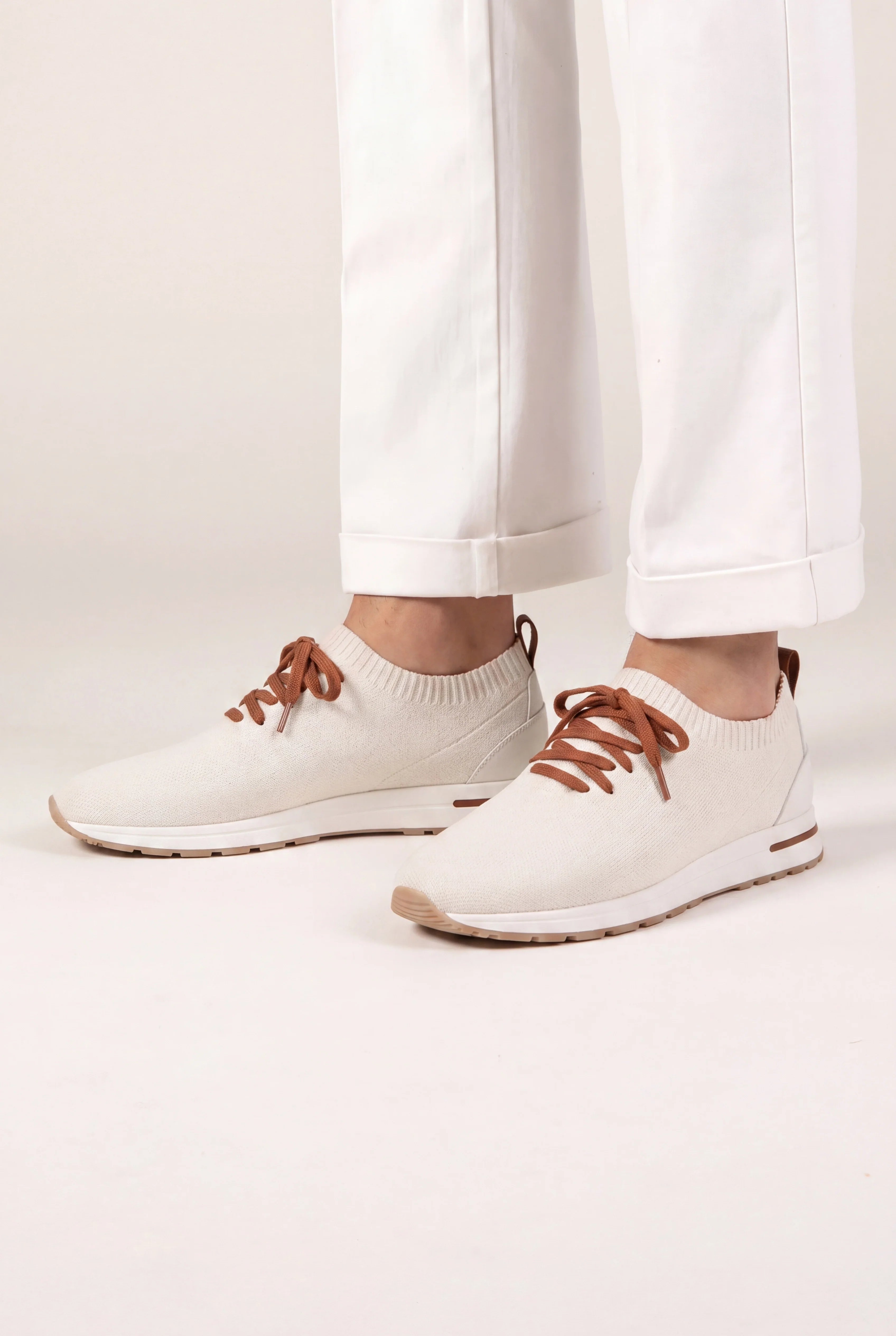 Light Ivory Active Knit Sneaker