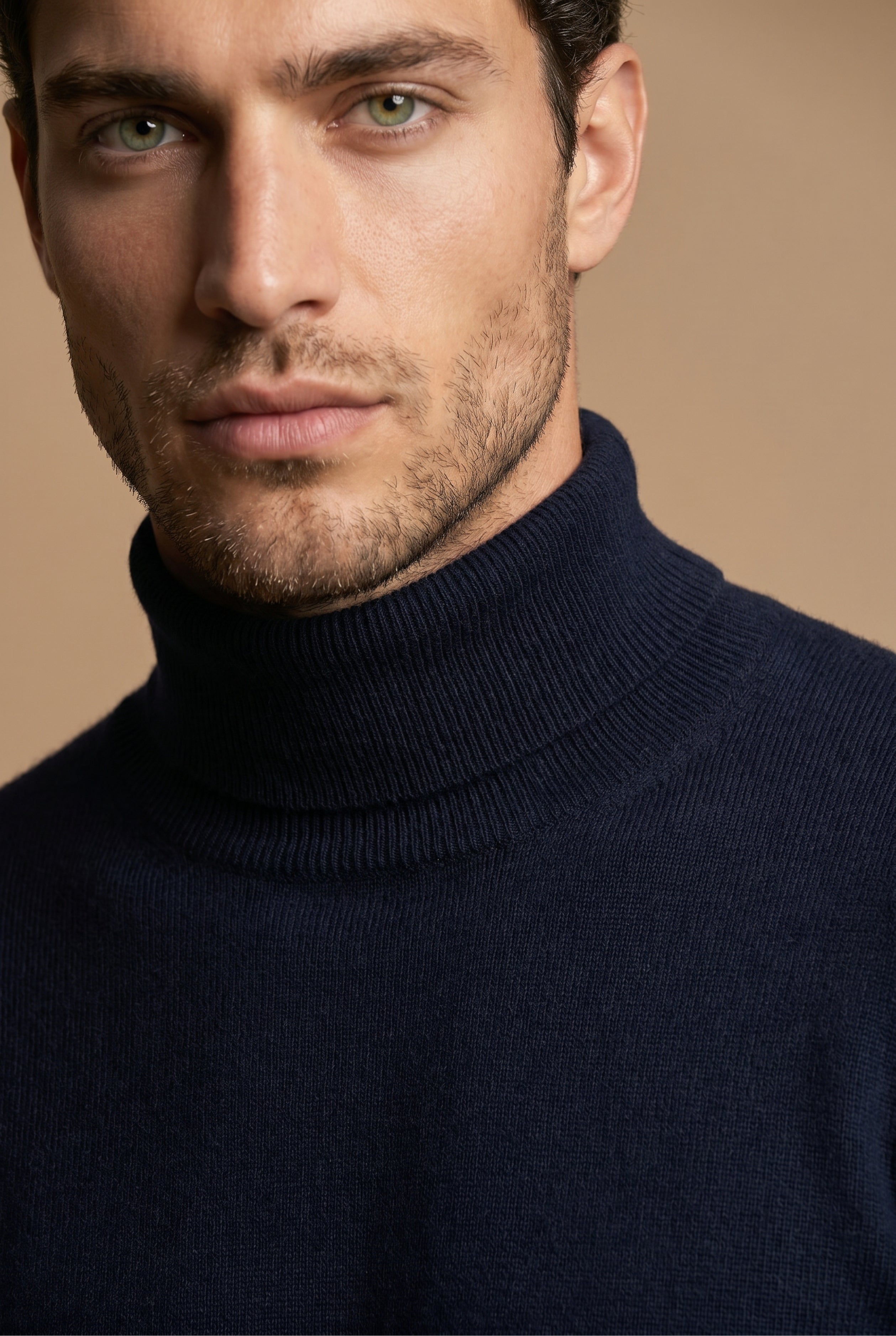 Cavalién Extrafine Rollneck Navy