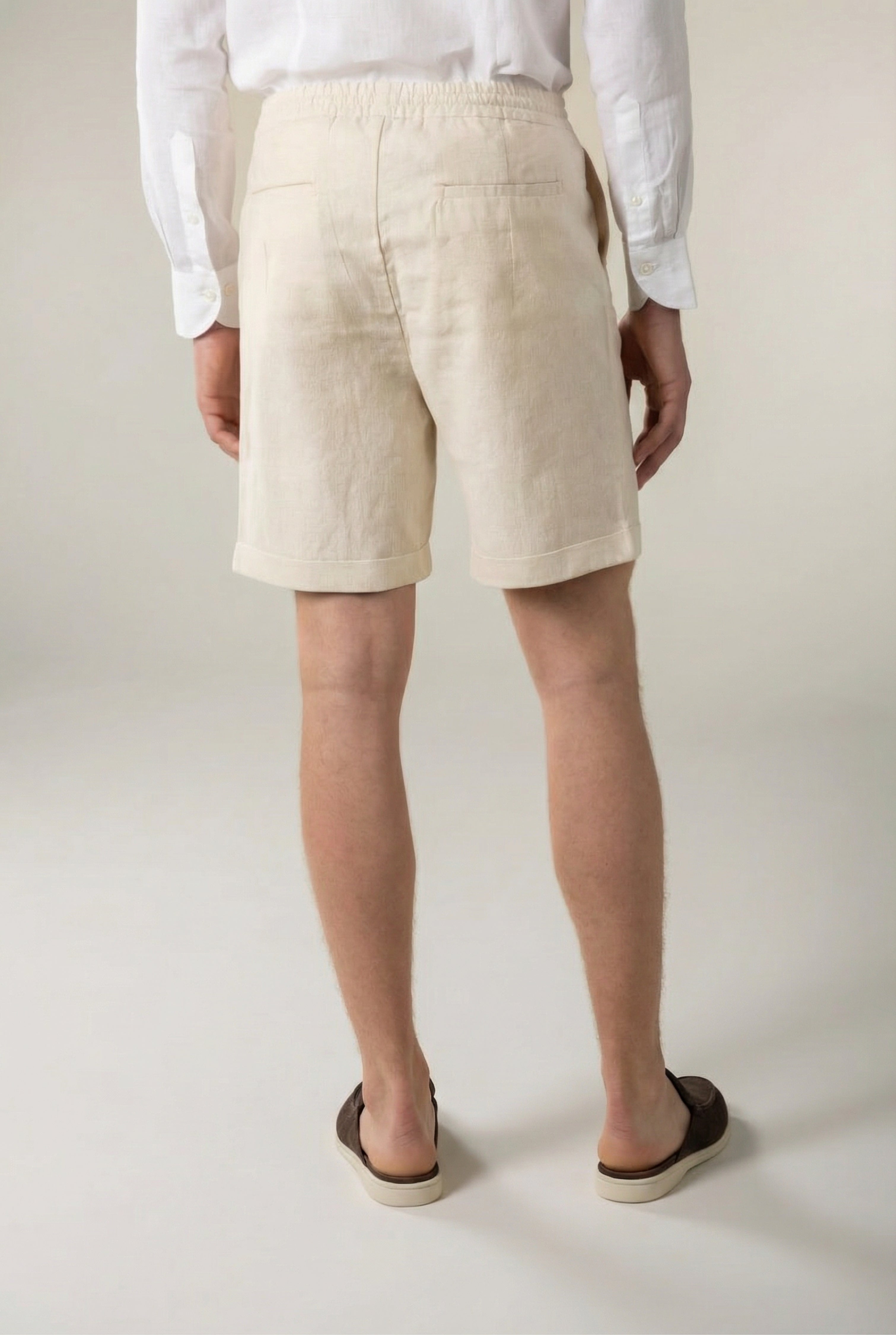 Cavalién Linen Short Natural