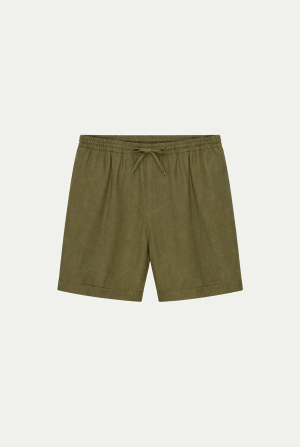 Cavalién Linen Short Olive