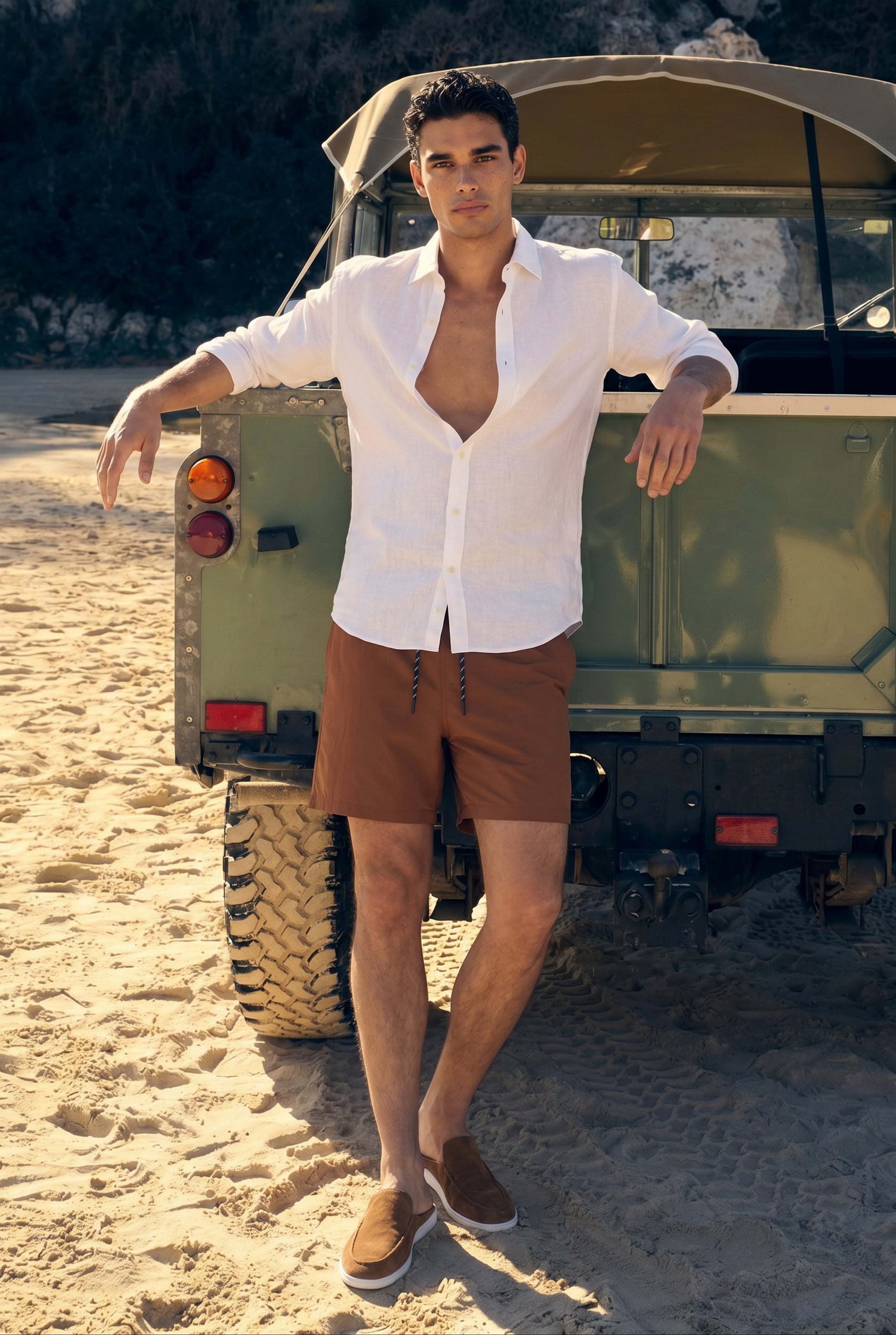 Yacht Suède Mule Tan