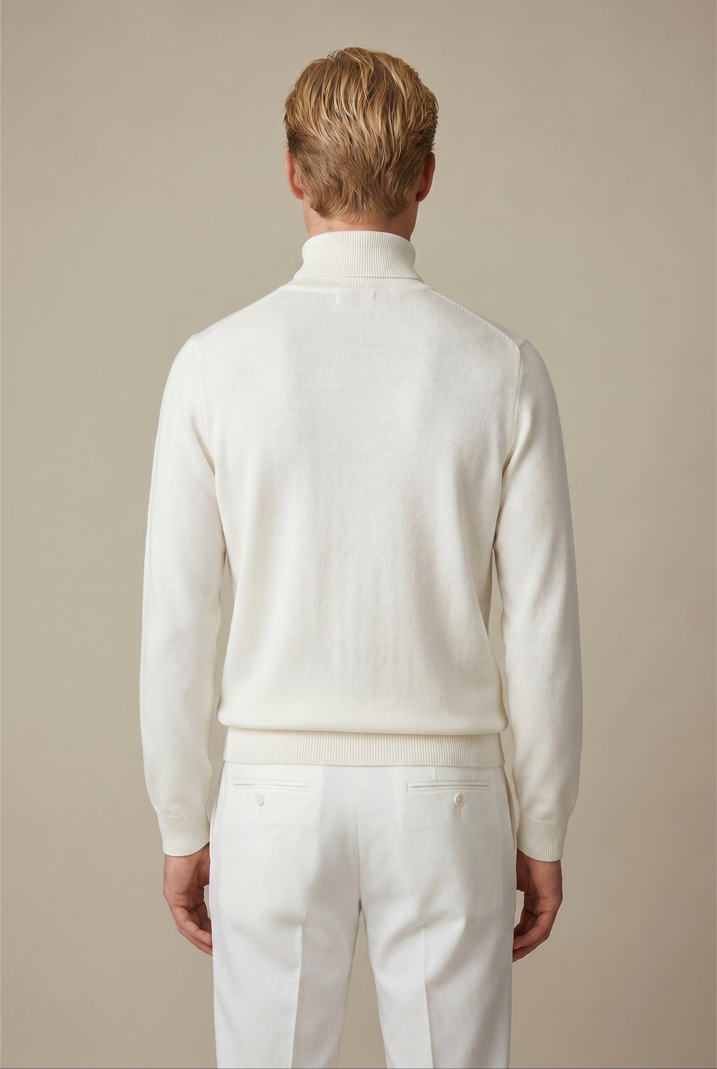 Cavalién Extrafine Rollneck White