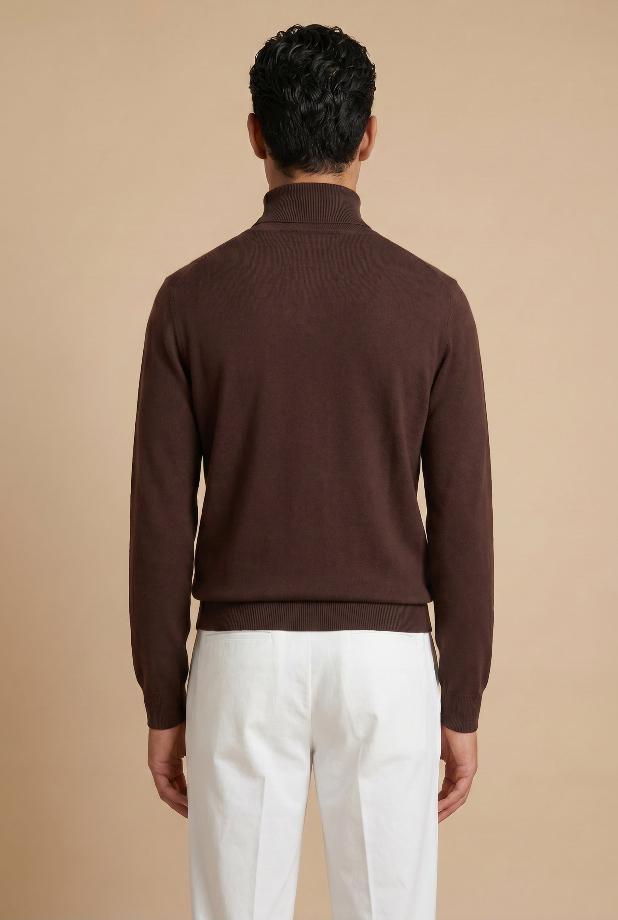 Cavalién Extrafine Rollneck Dark Brown