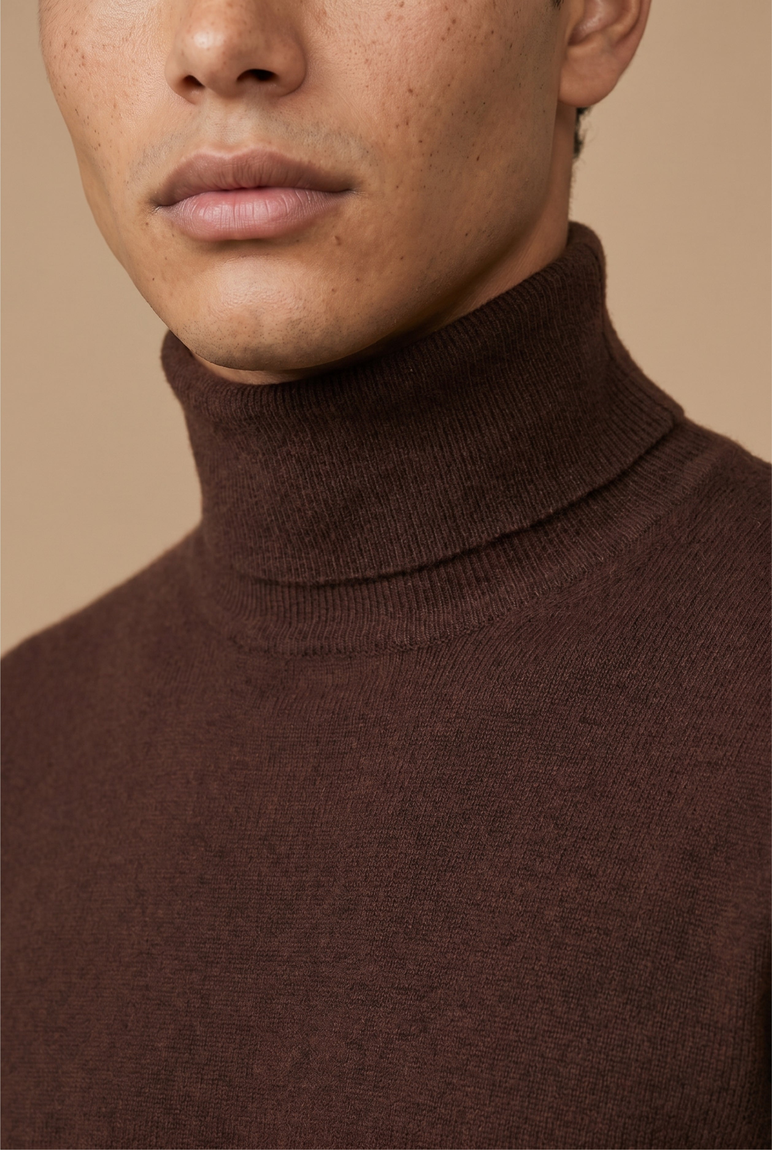 Cavalién Extrafine Rollneck Dark Brown