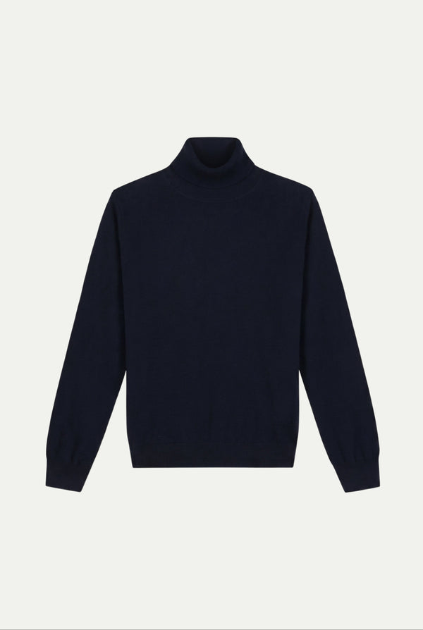 Cavalién Extrafine Rollneck Navy