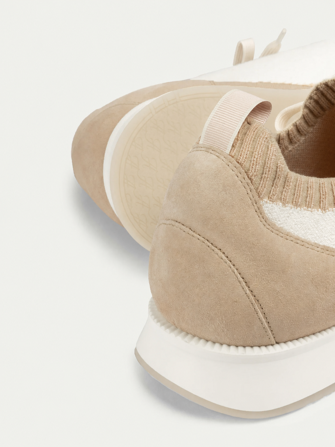 Light Beige Active Knit Sneaker