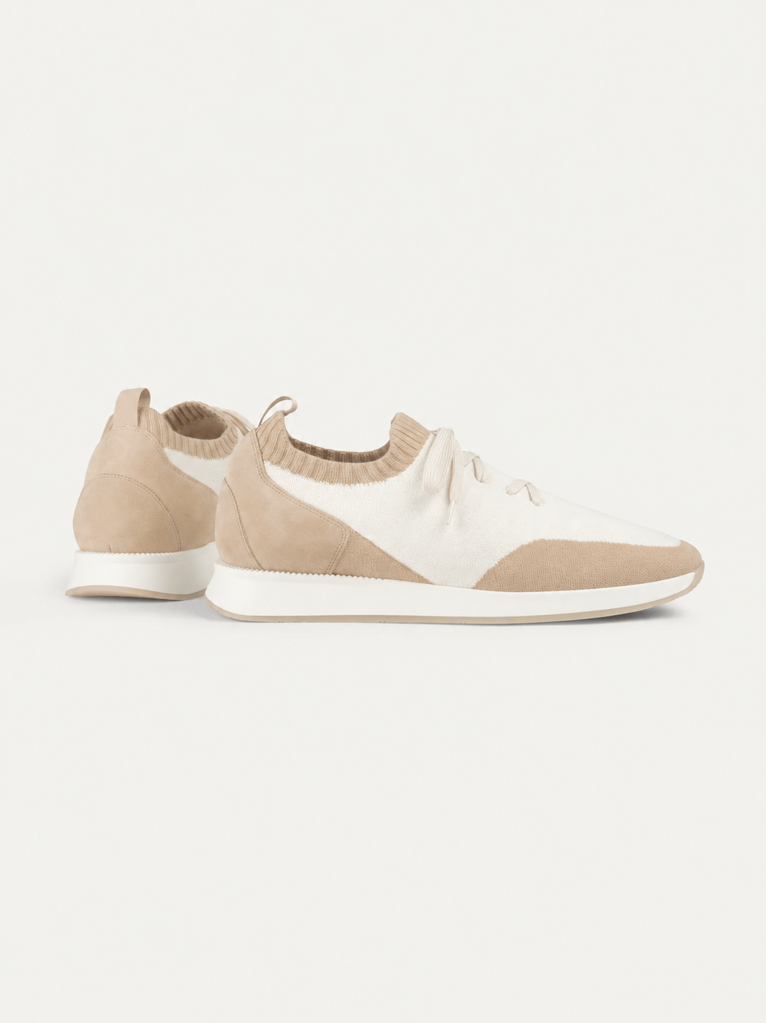 Light Beige Active Knit Sneaker