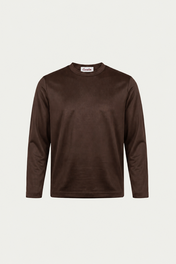 Cavalién Long Sleeve Tee Brown