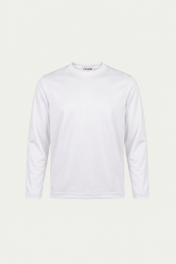 Cavalién Long Sleeve Tee White