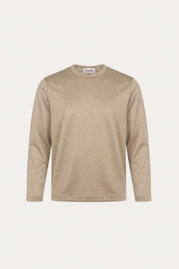 Cavalién Long Sleeve Tee Beige