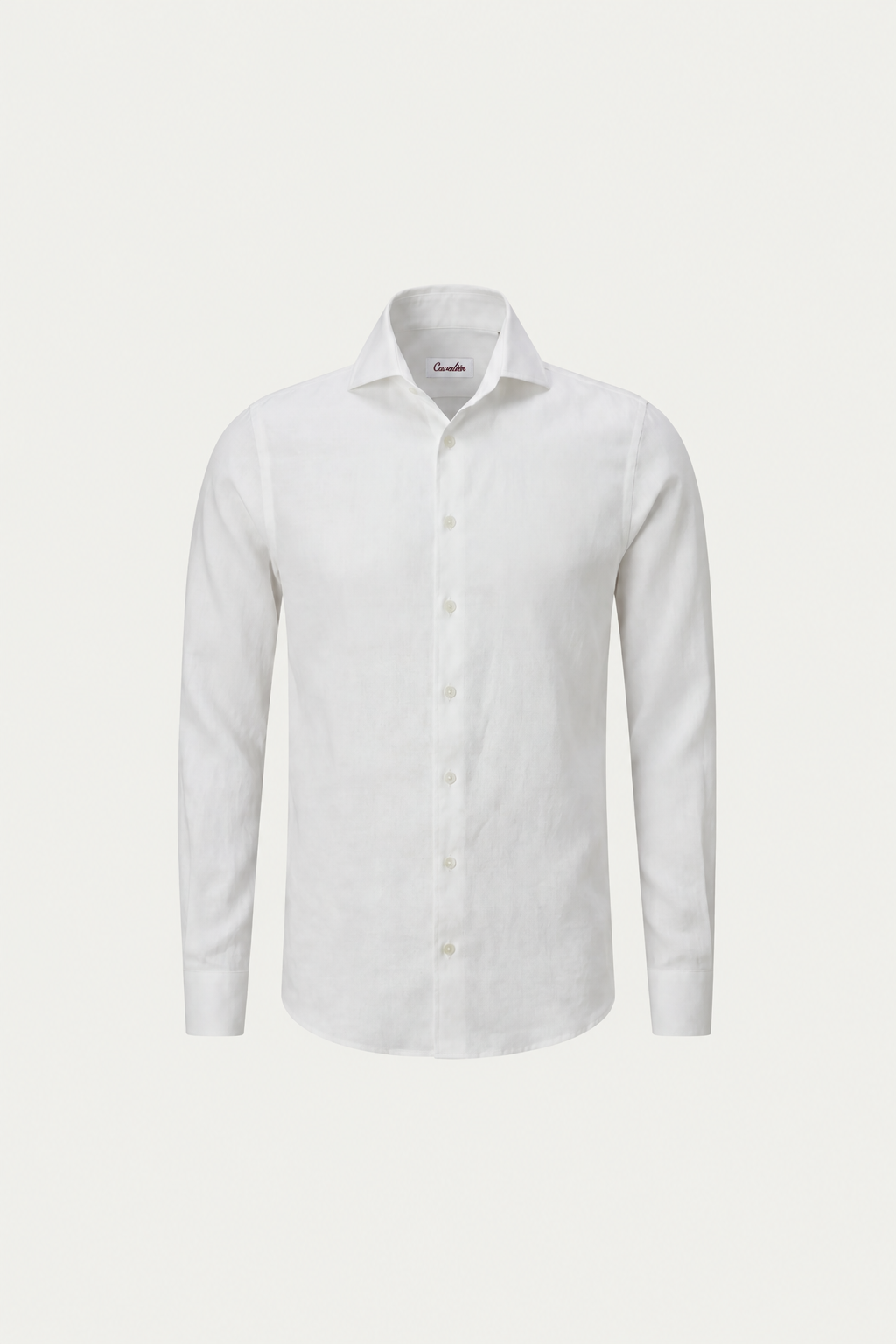 Long Sleeve Linen Shirt White