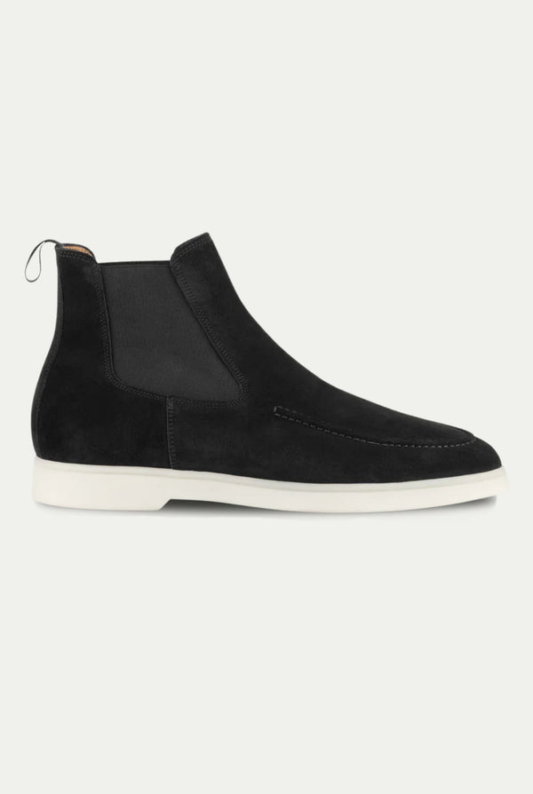 Cavalién Suede Boot Black