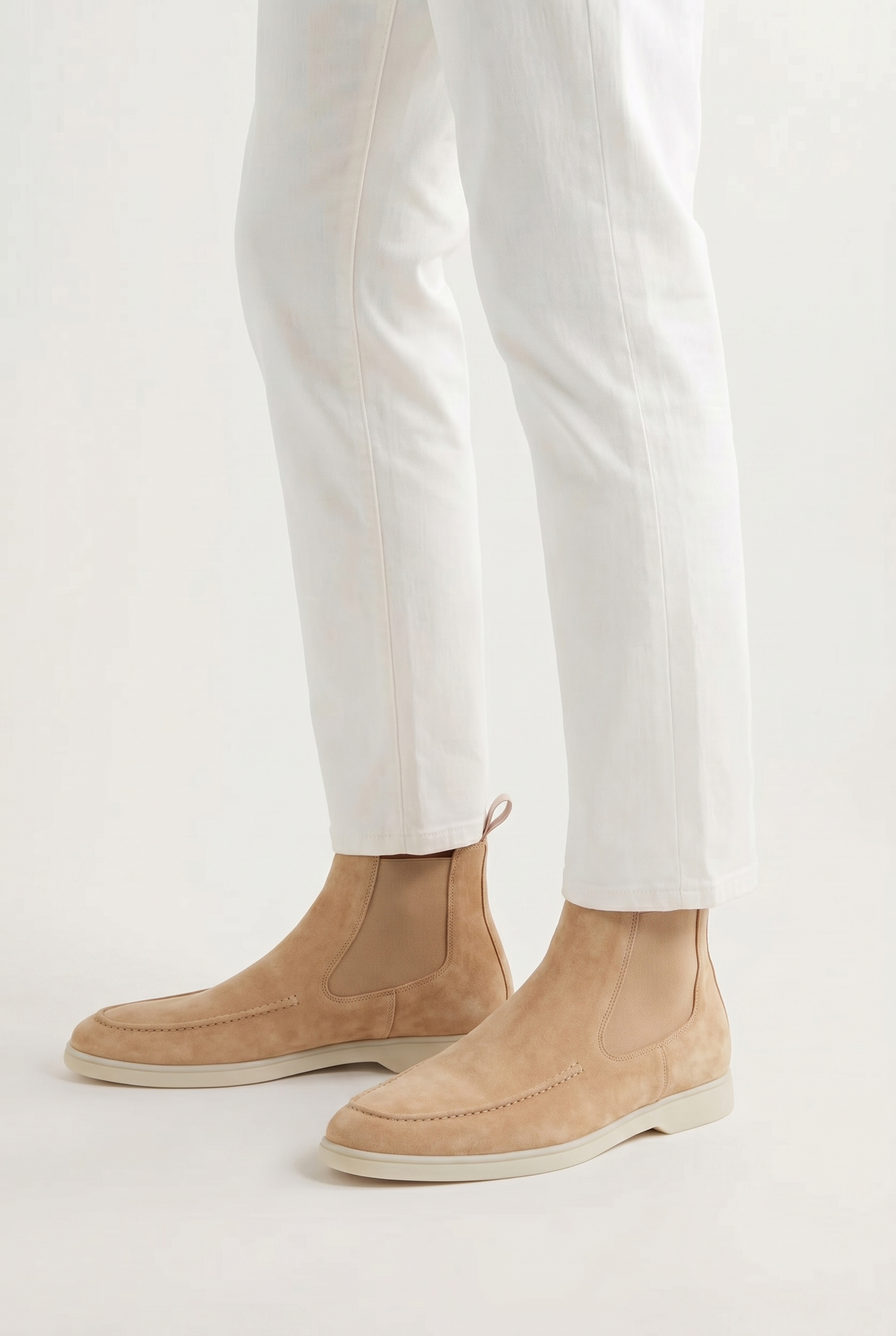 Cavalién Suede Boot Sand Beige
