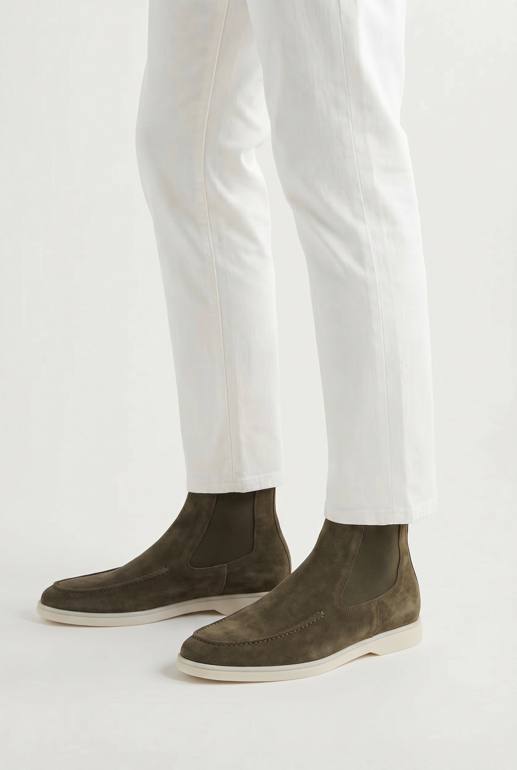 Cavalién Suede Boot Olive