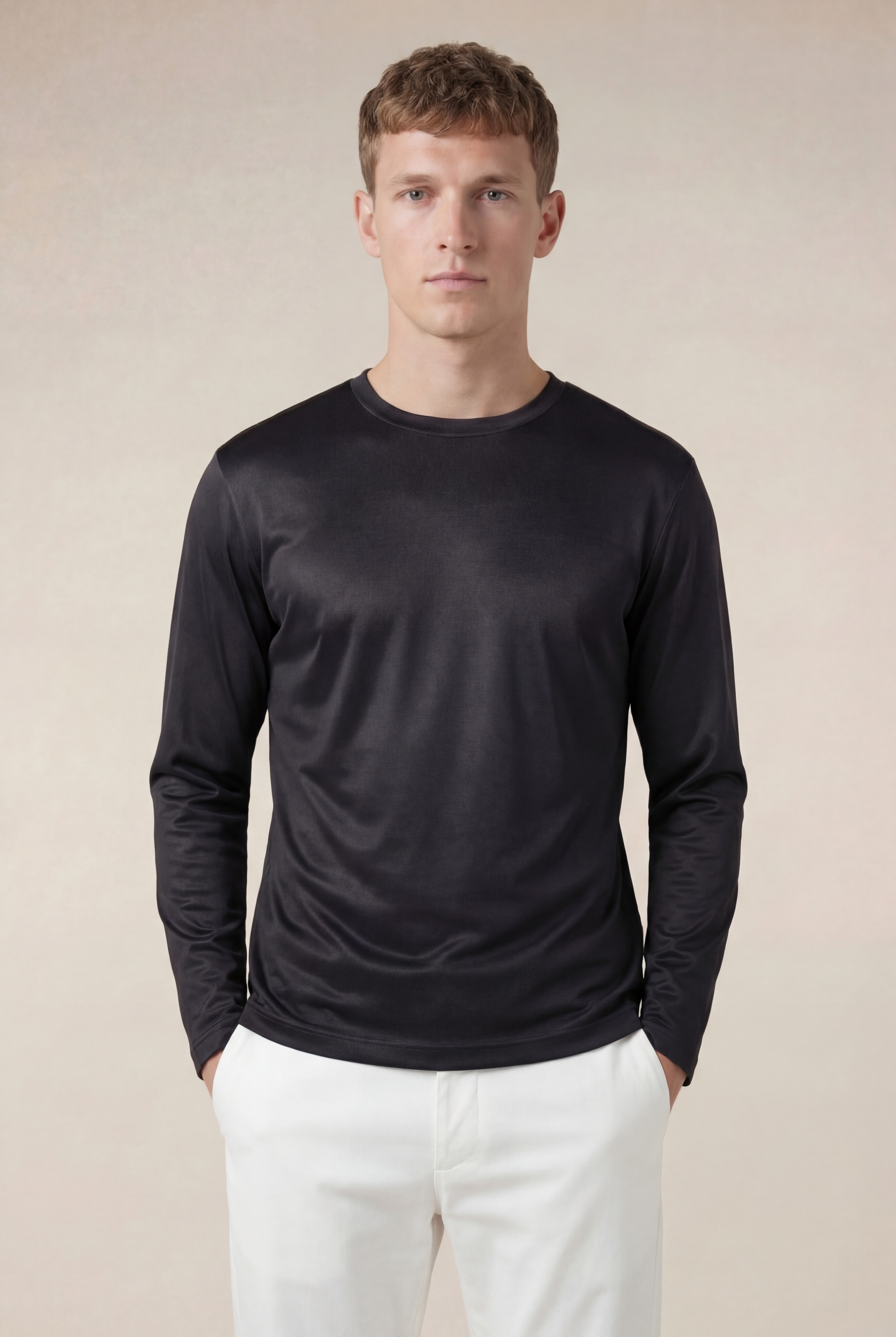 Cavalién Long Sleeve Tee Black