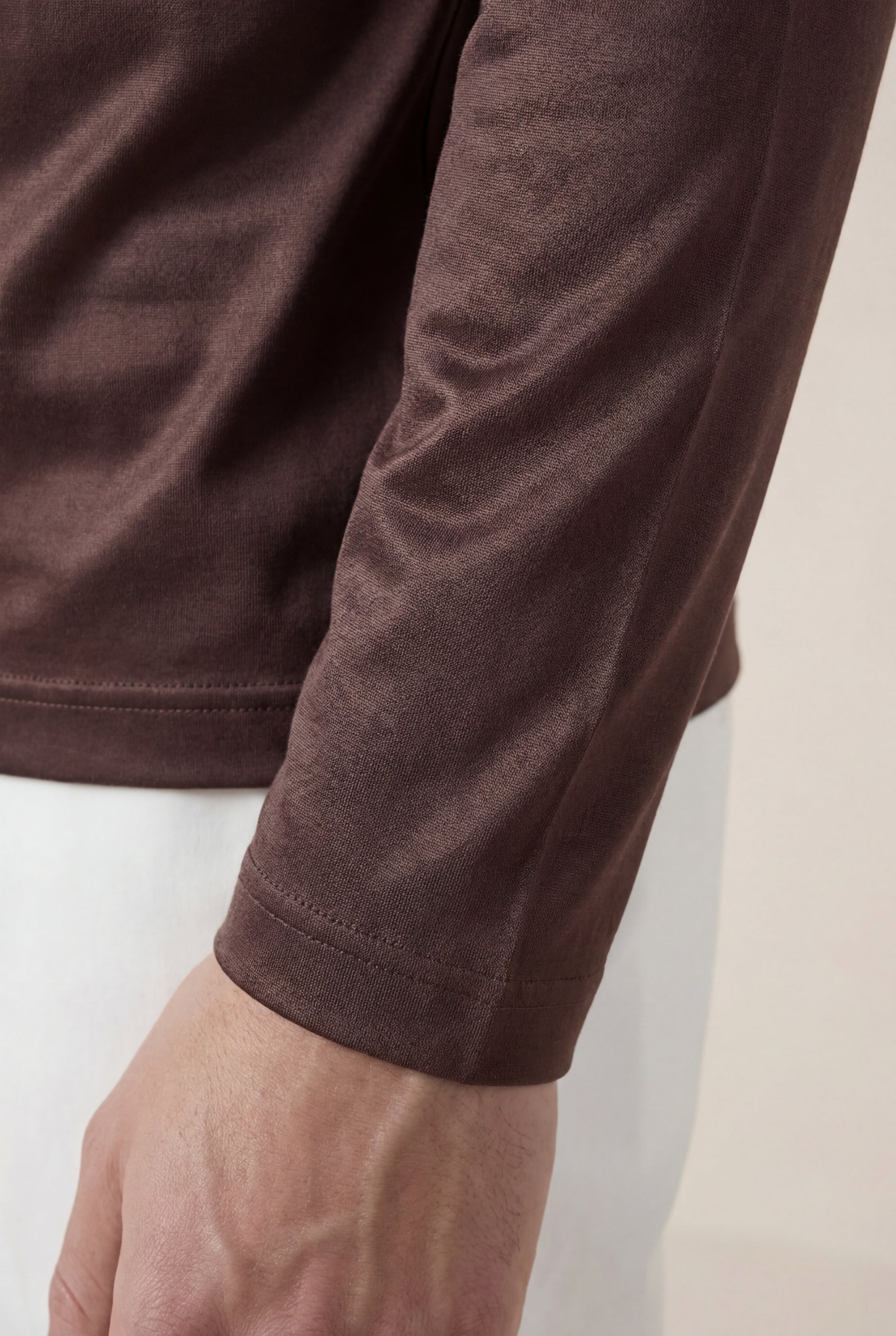 Cavalién Long Sleeve Tee Brown