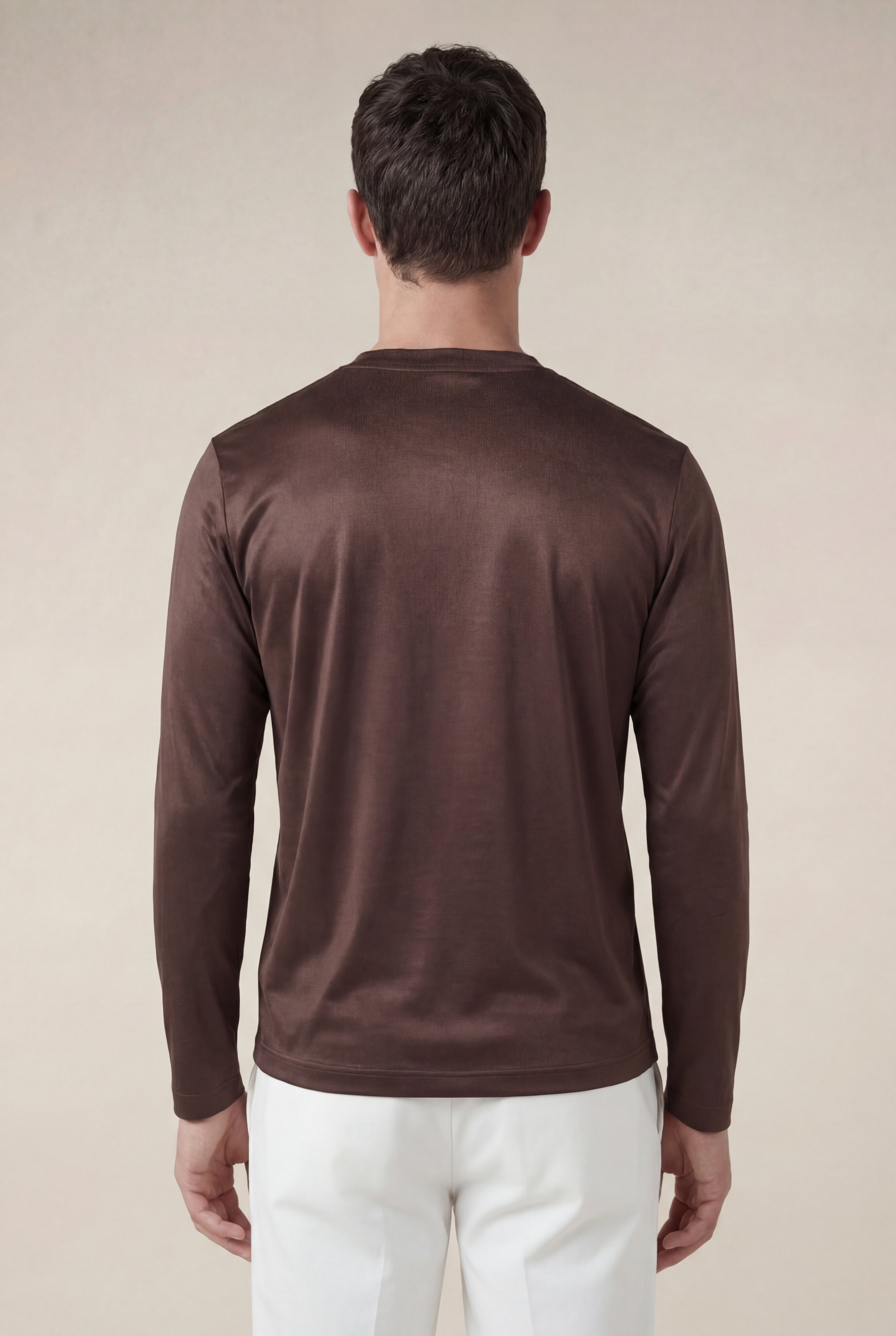 Cavalién Long Sleeve Tee Brown