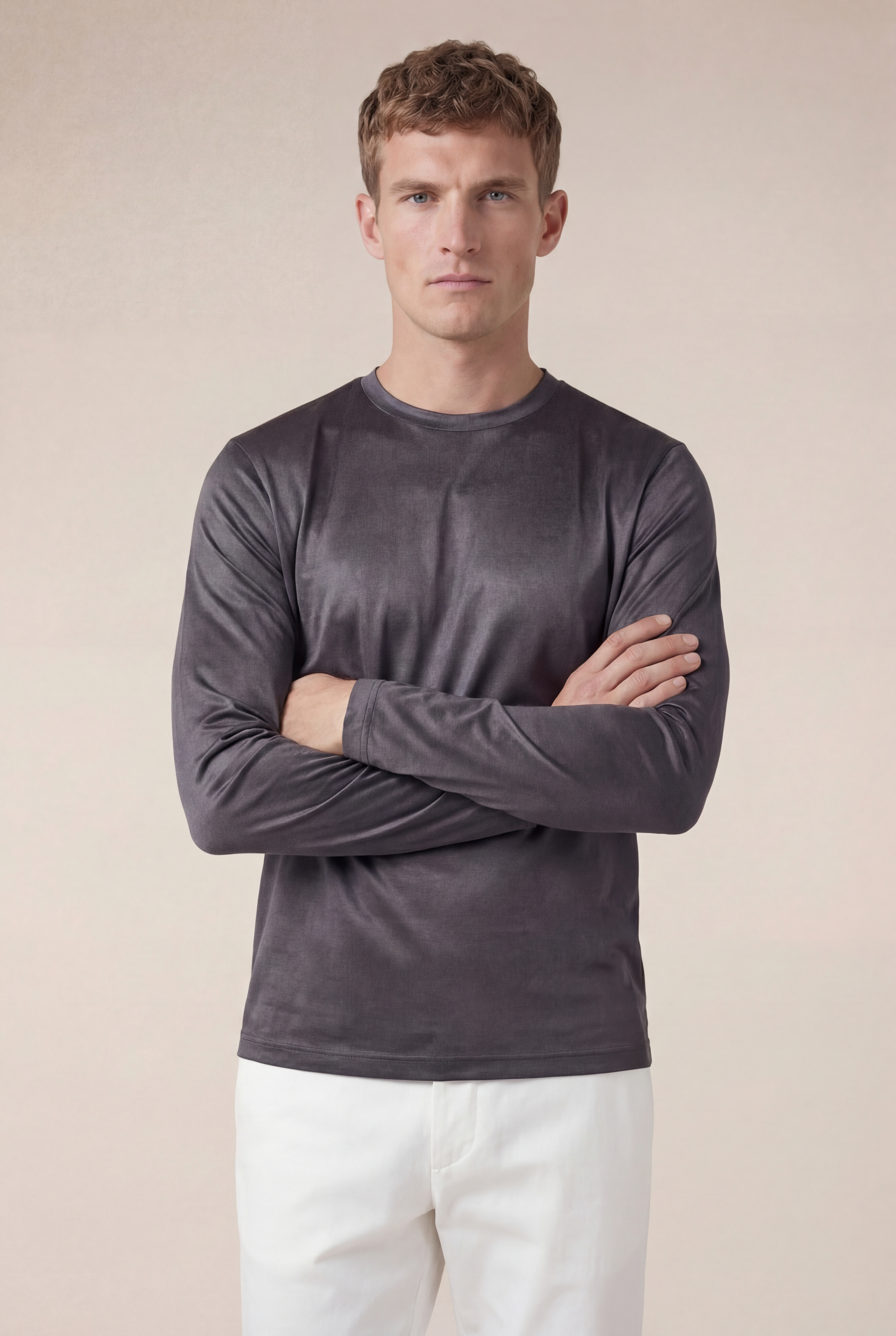 Cavalién Long Sleeve Tee Grey