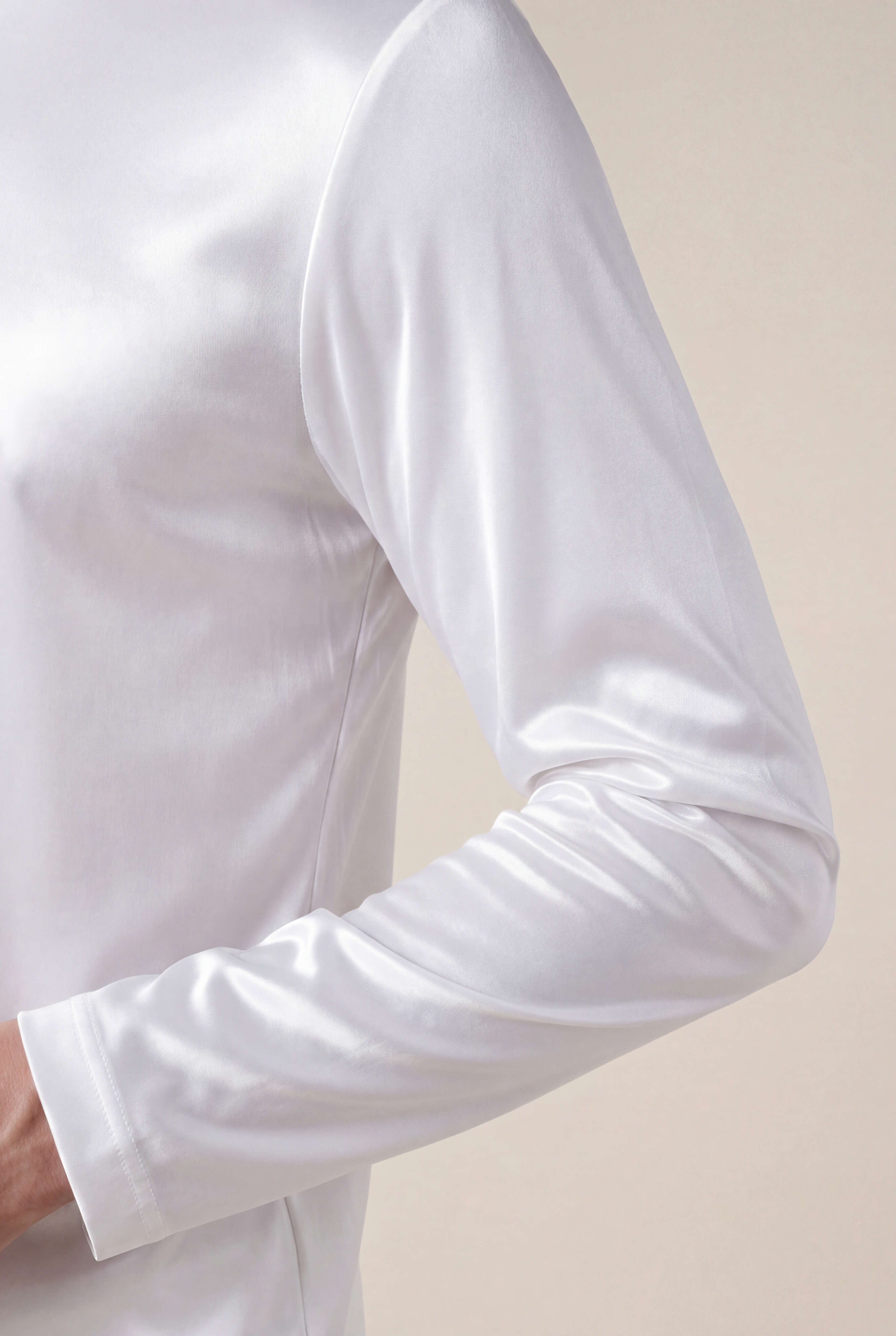 Cavalién Long Sleeve Tee White