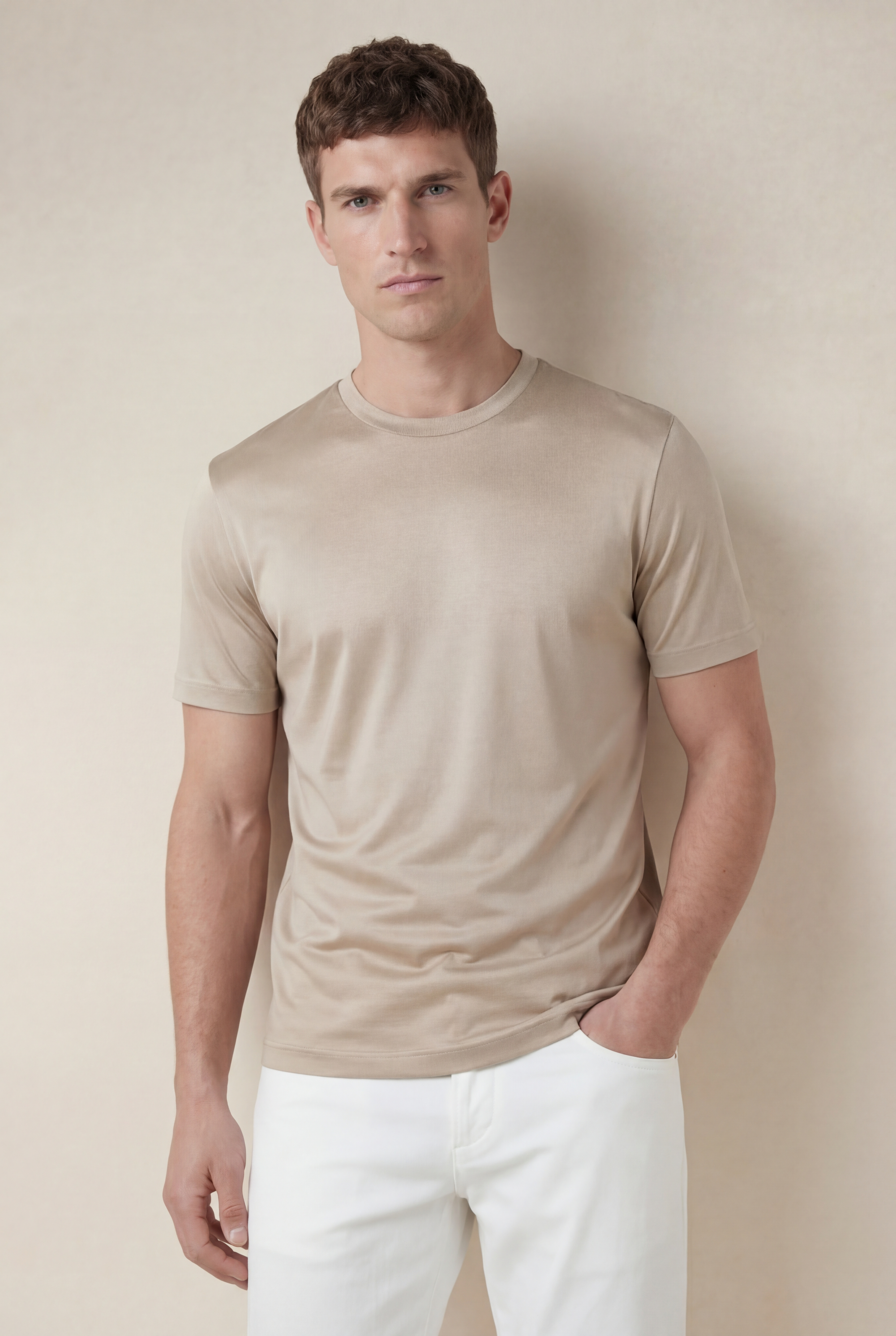 Cavalién Tee Beige