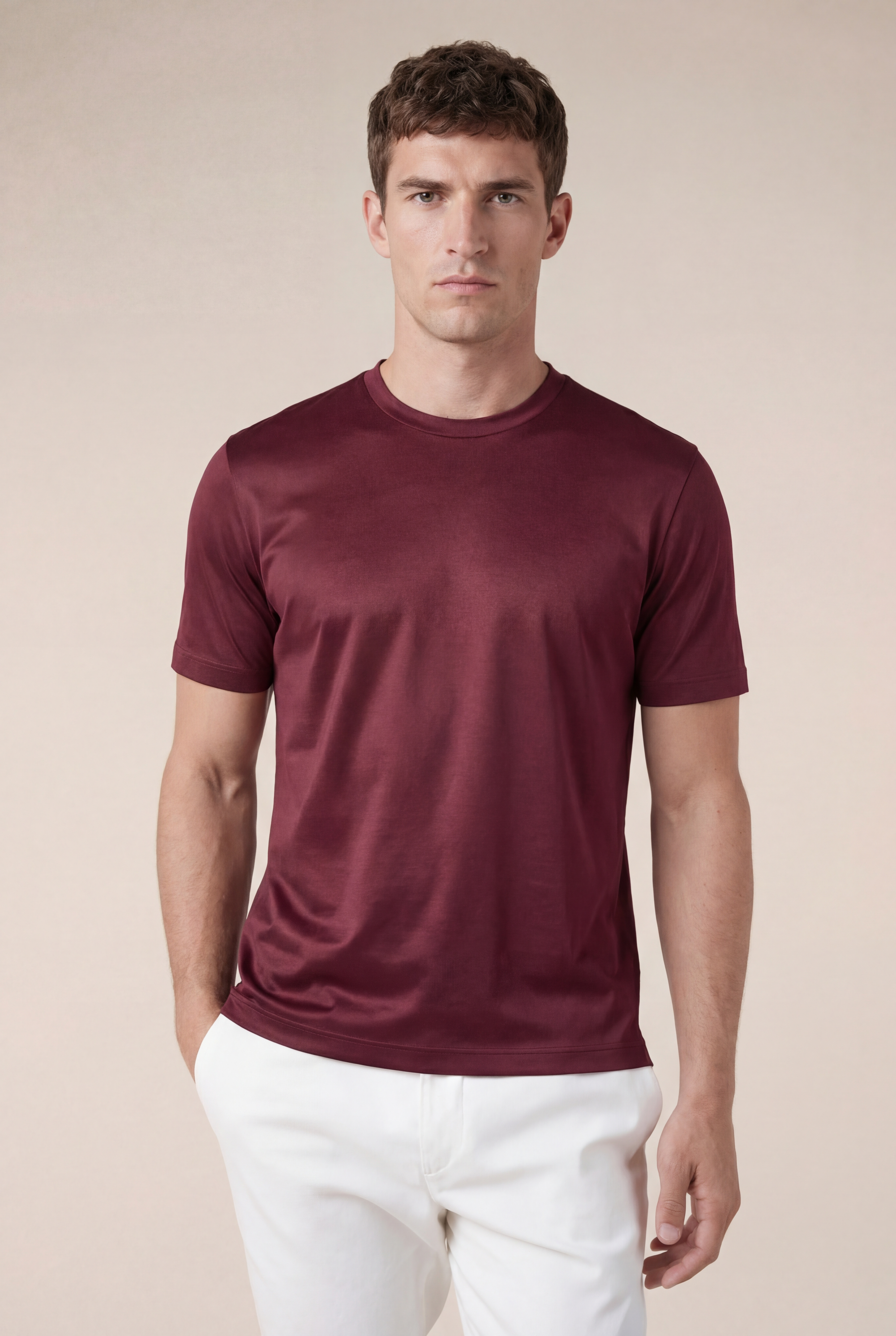 Cavalién Tee Burgundy