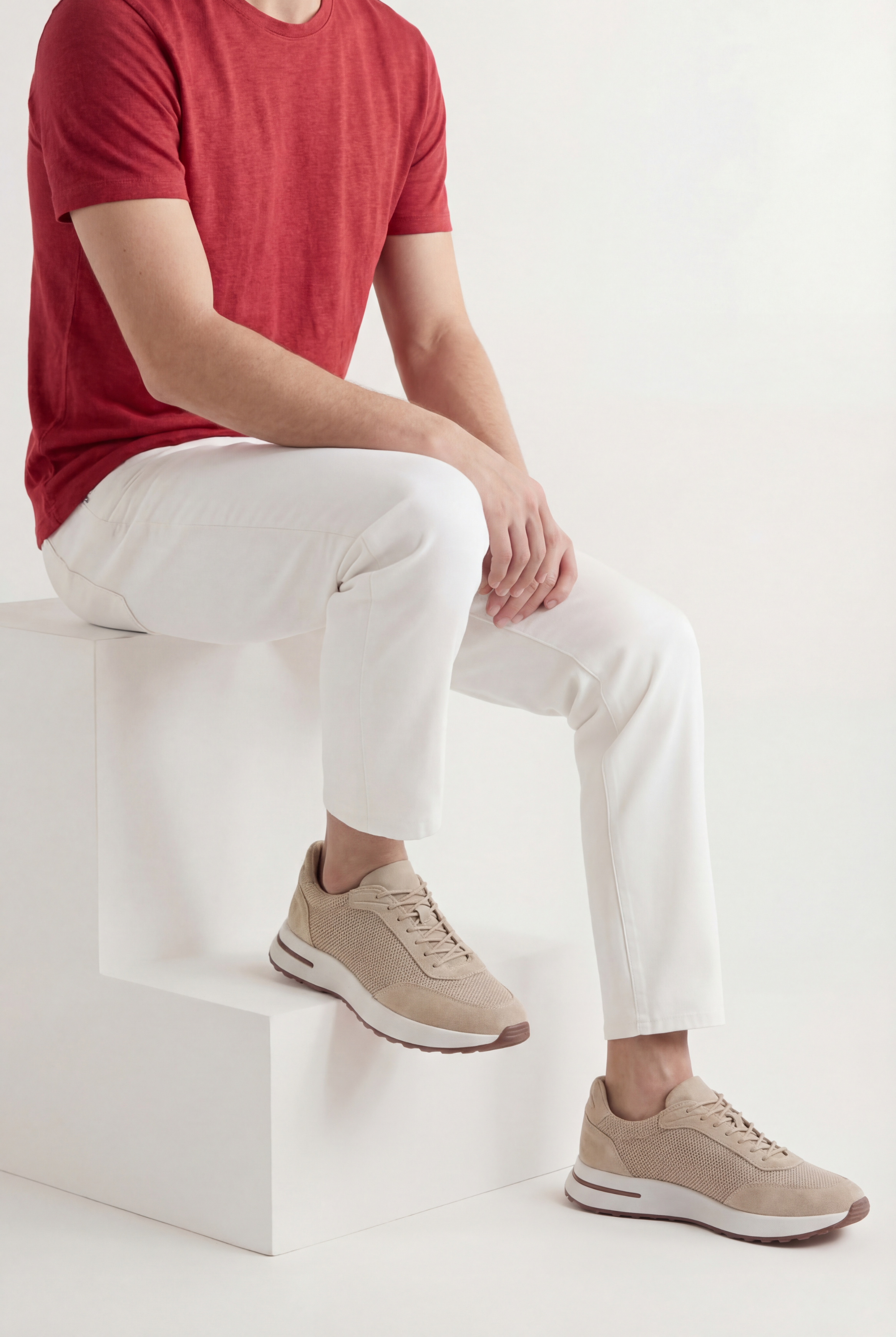 Cavalién Trainer Suede Beige