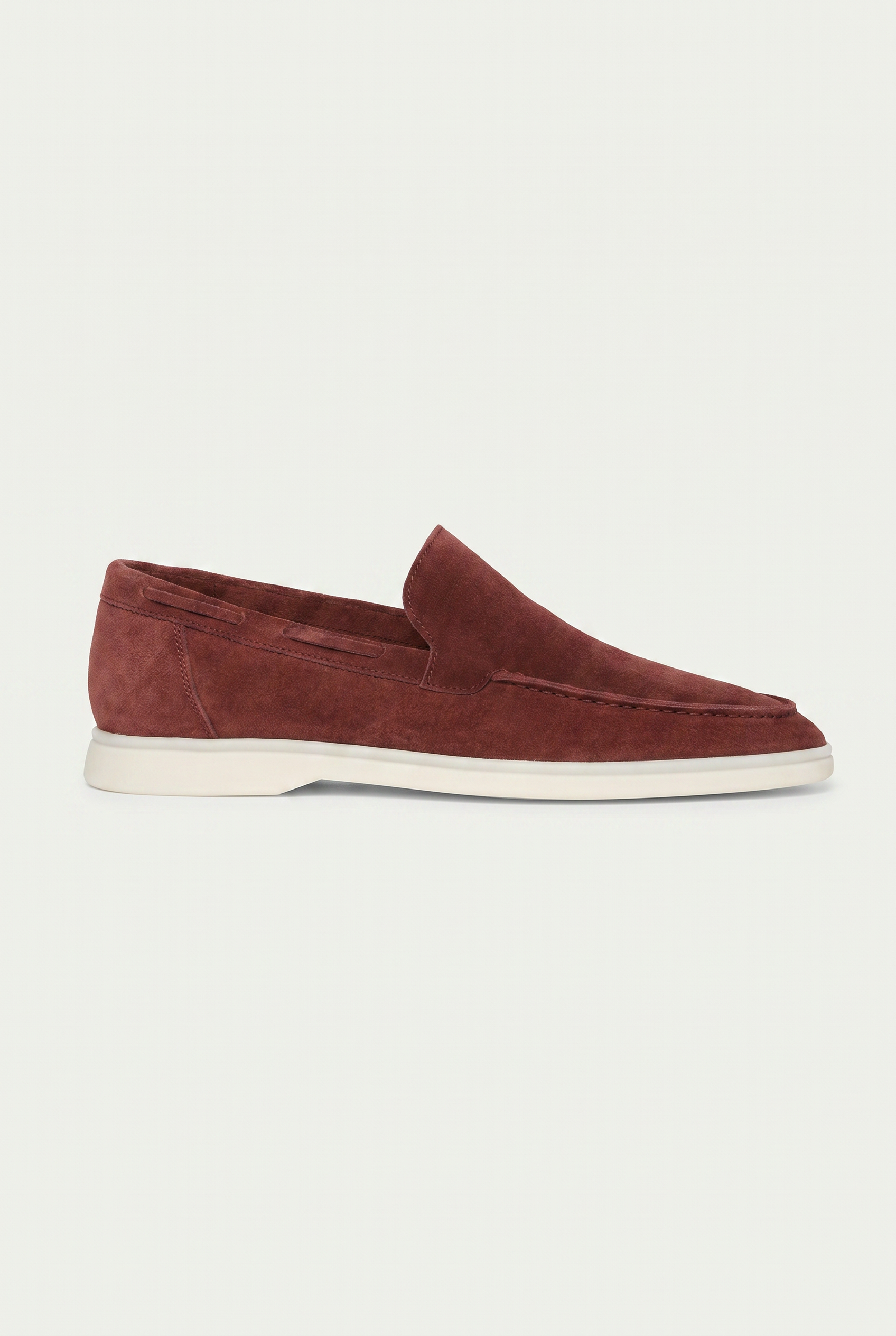 Moreno Classic Suède Loafer Burgundy