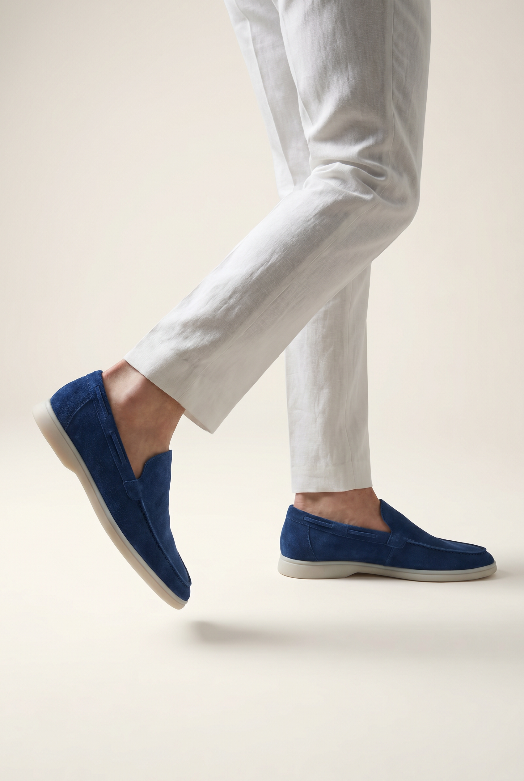 Moreno Classic Suède Loafer Royal Blue