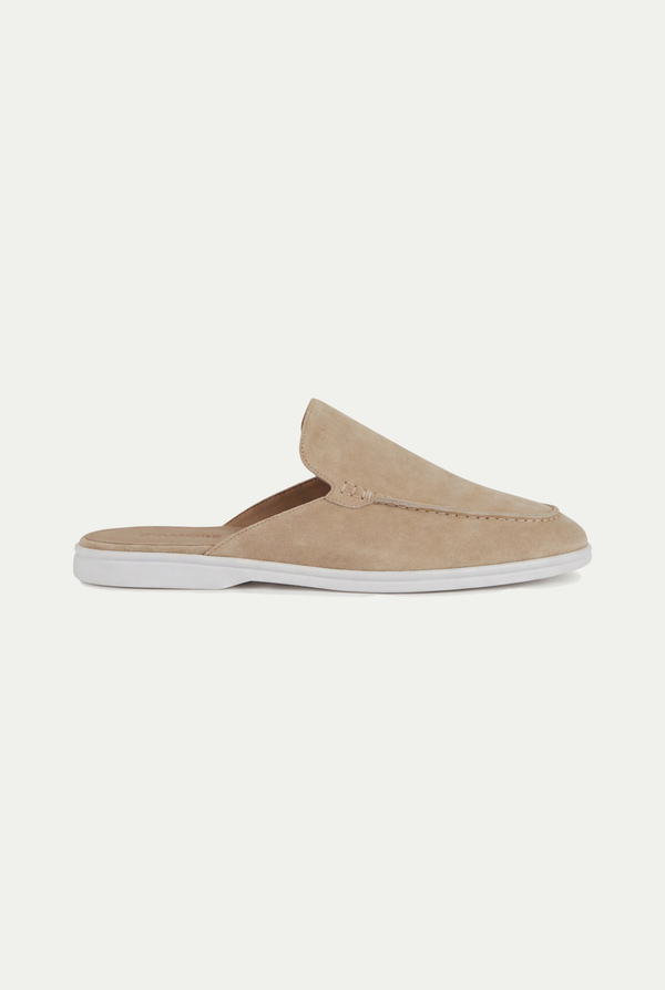 Yacht Suede Mule Beige