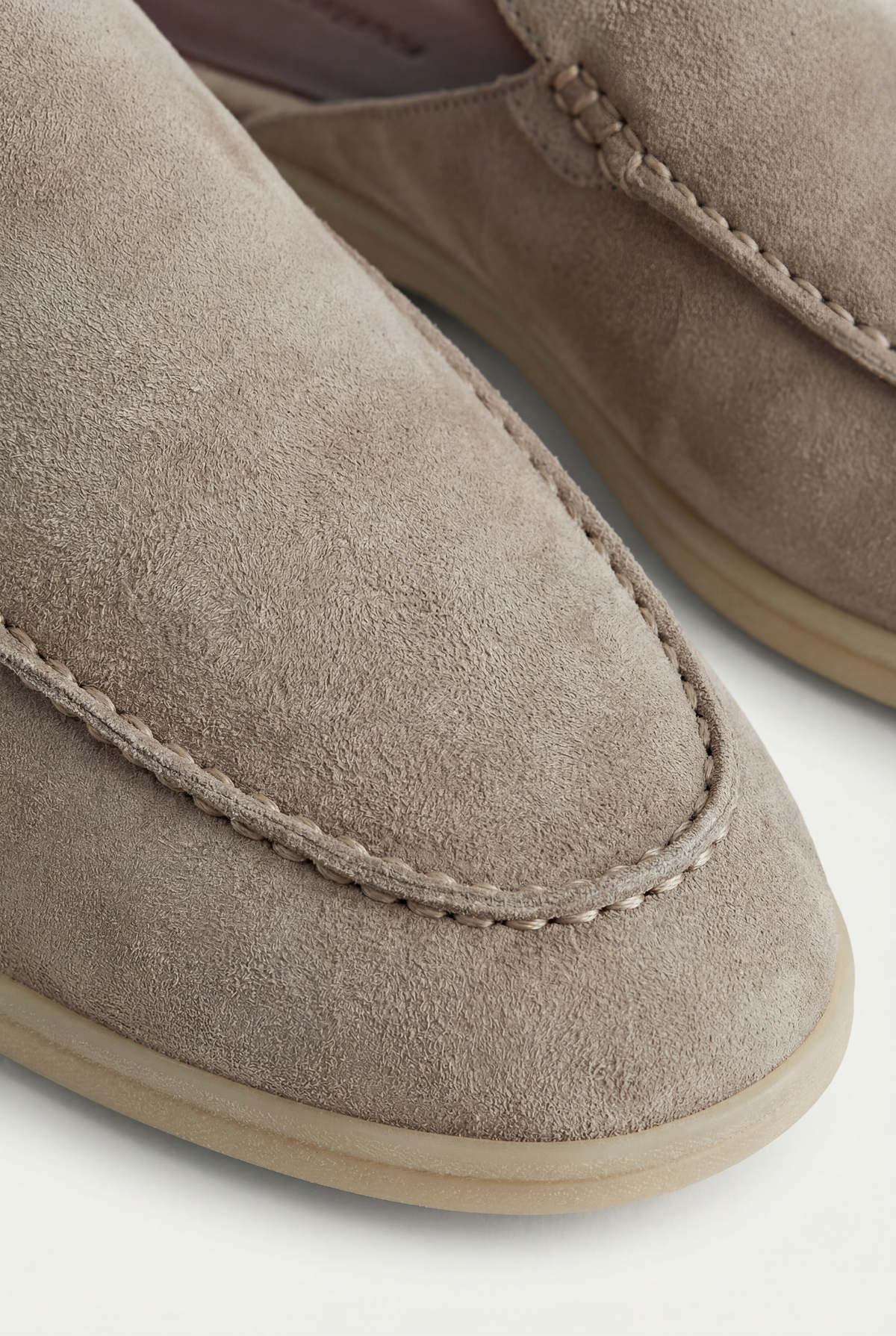 Yacht Suède Mule Light Gray