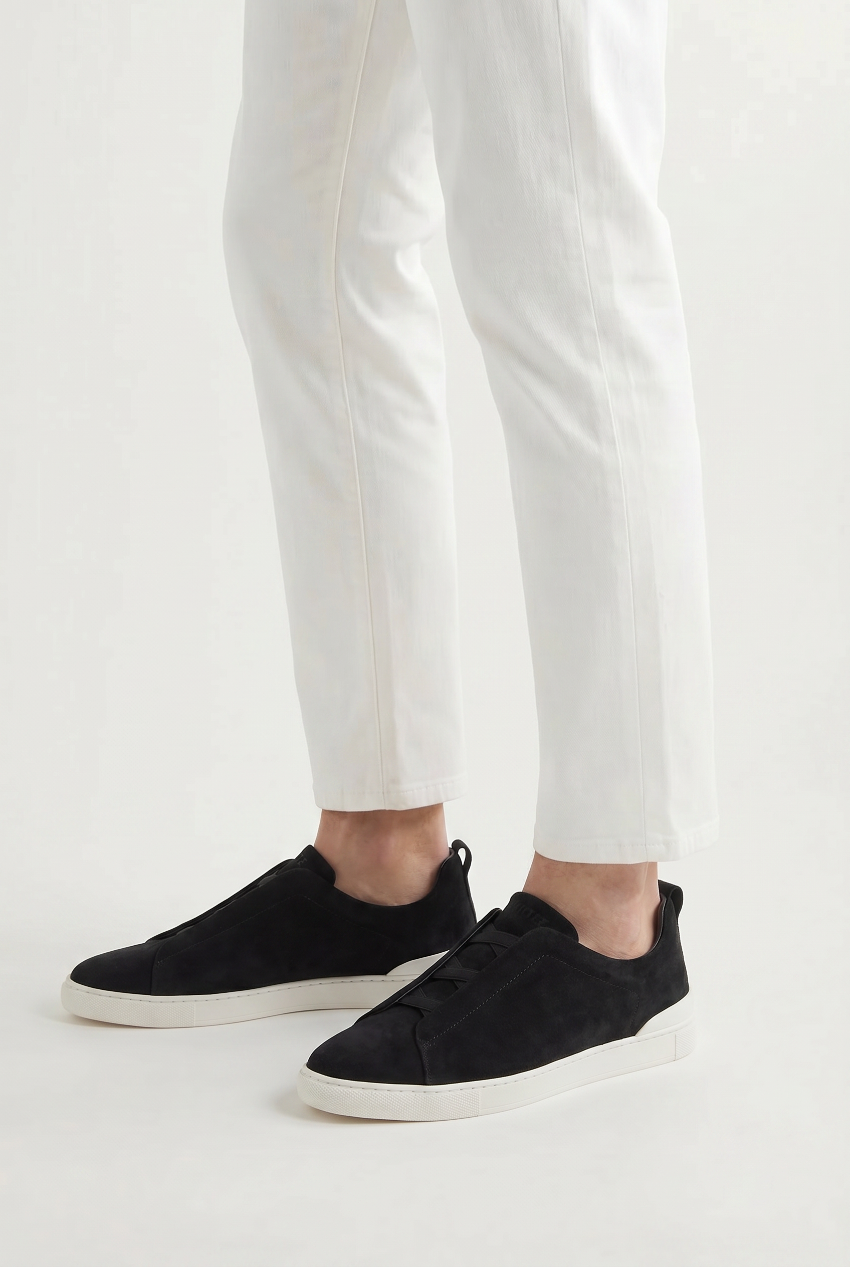 Monaco Suede Sneaker Black