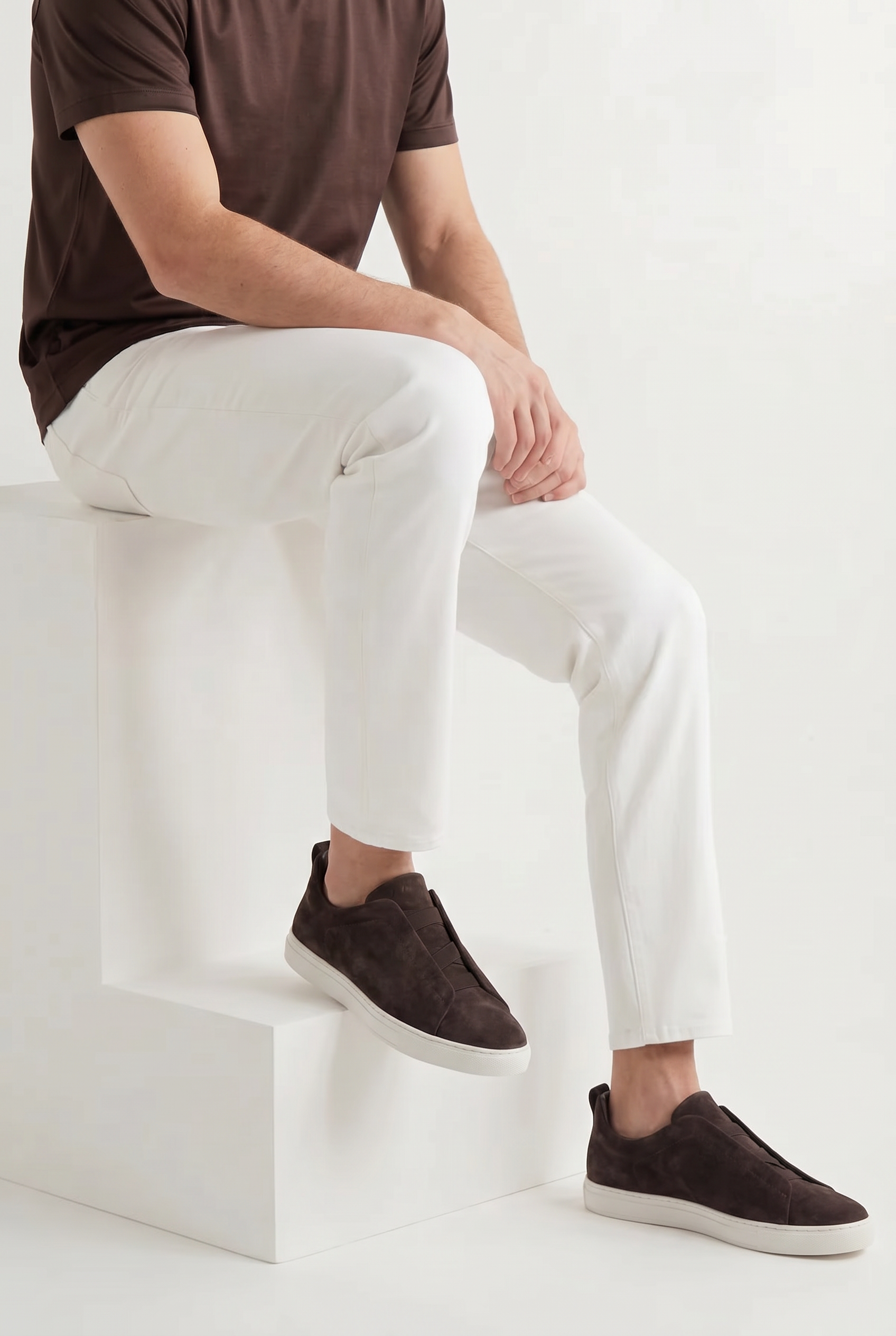 Monaco Suede Sneaker Brown