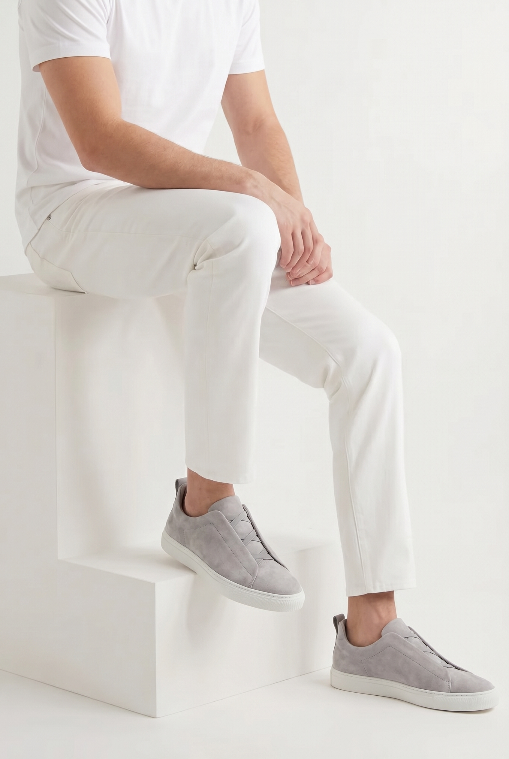 Monaco Suede Sneaker Grey