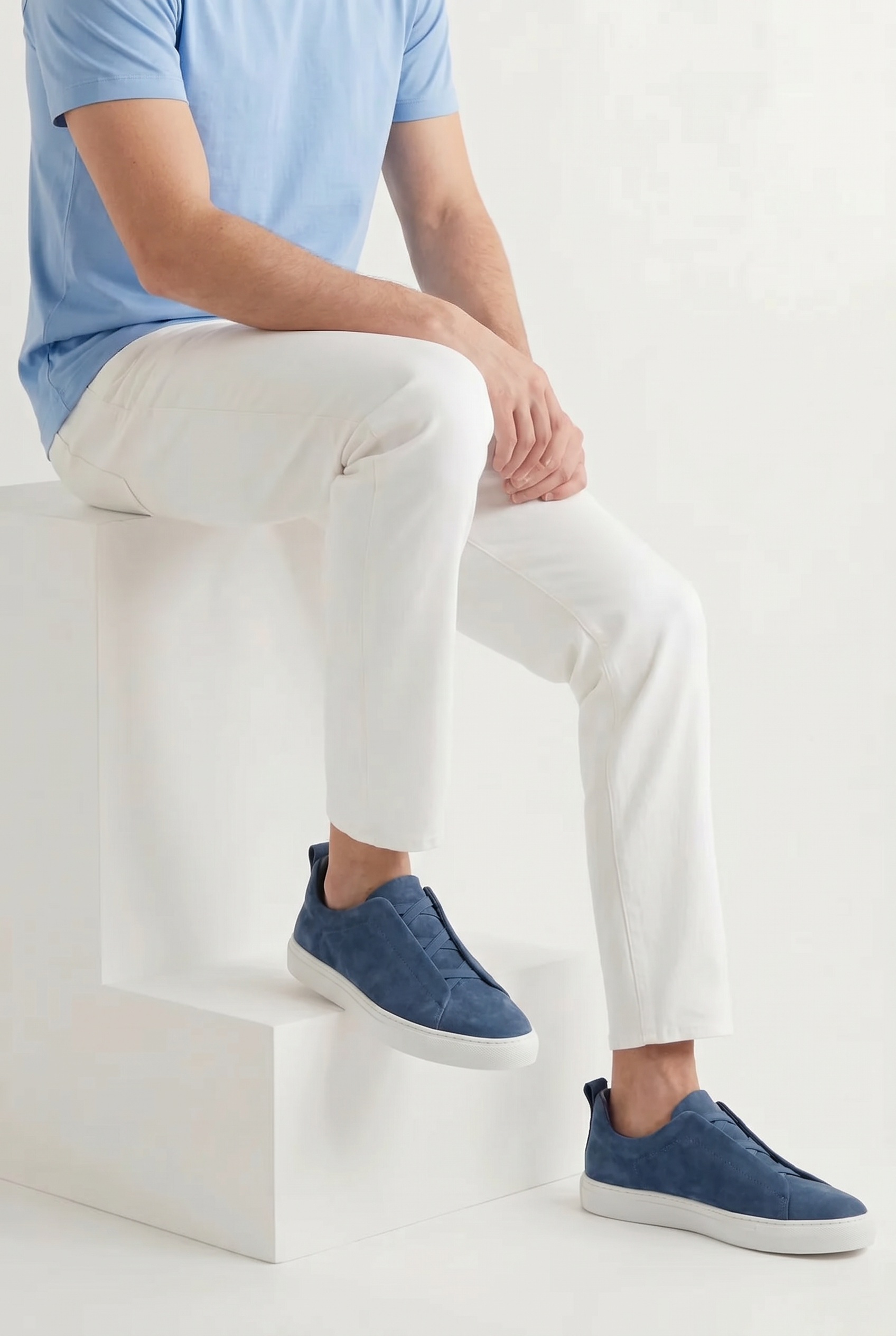 Monaco Suede Sneaker Blue