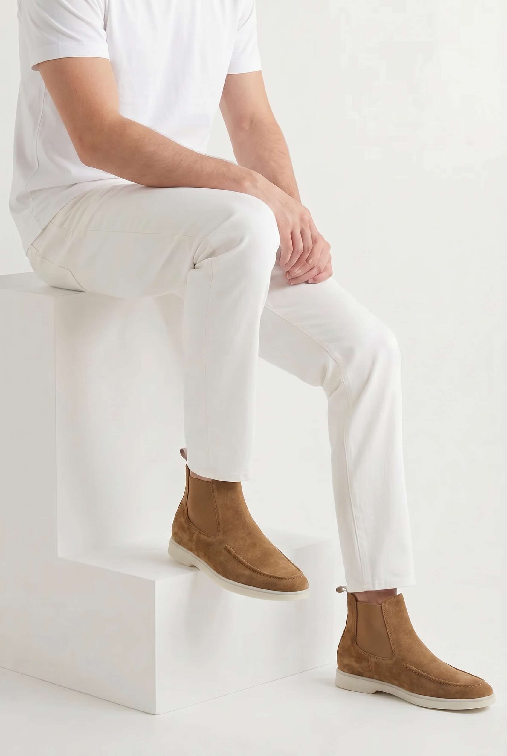 Cavalién Suede Boot Camel